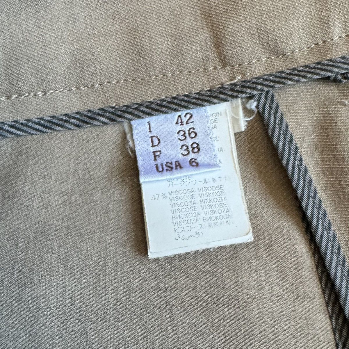 Brunello Cucinelli Brunello Cucinelli Wool Viscose Casual Pants Women’s USA 6 Size 28" / US 6 / IT 42 - 6 Thumbnail