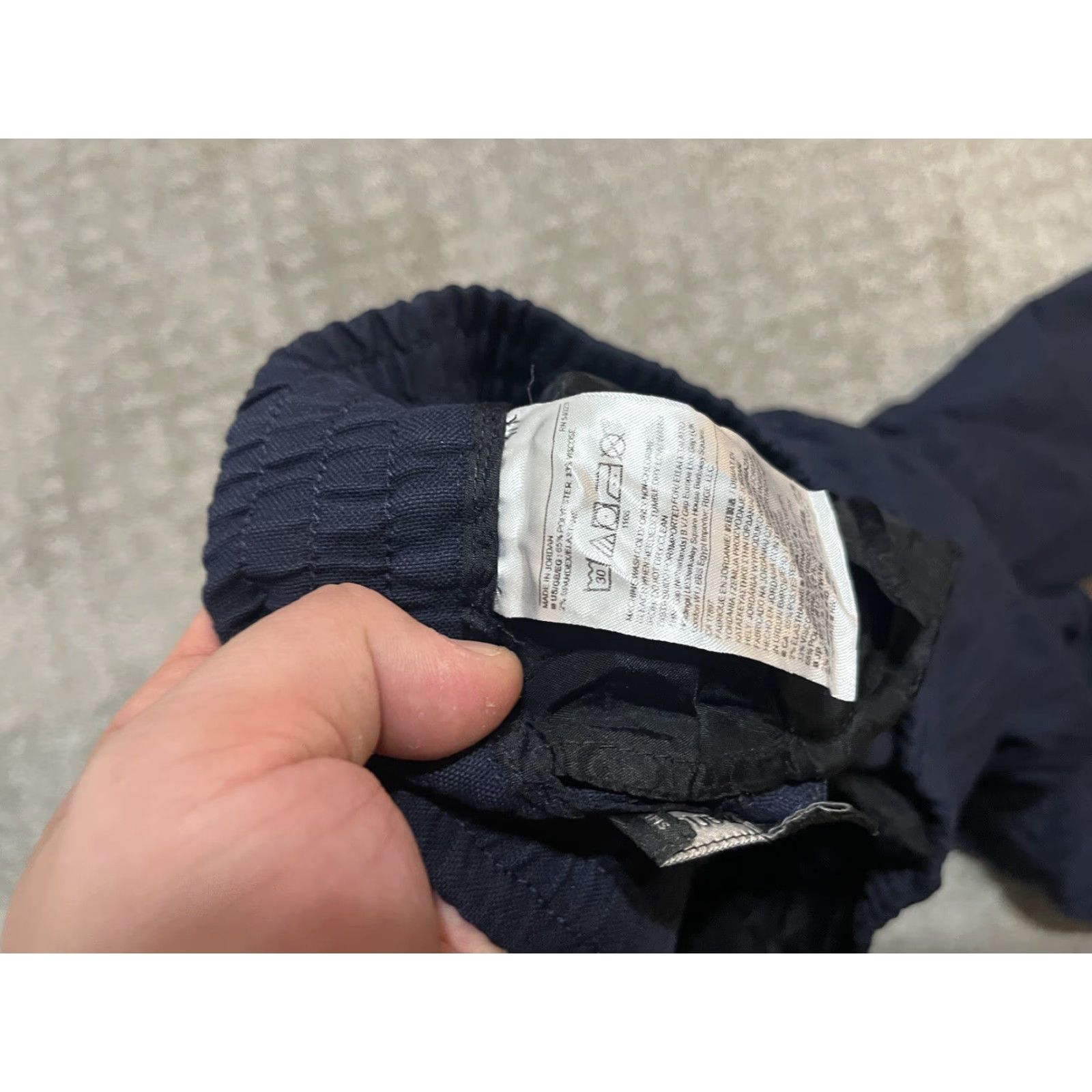 Banana Republic Banana Republic Pants Women's Pull-On Navy Blue 6 Polyester Viscose Skinny Ankle Pockets Elastic Waist Preppy Size 28" / US 6 / IT 42 - 6 Thumbnail