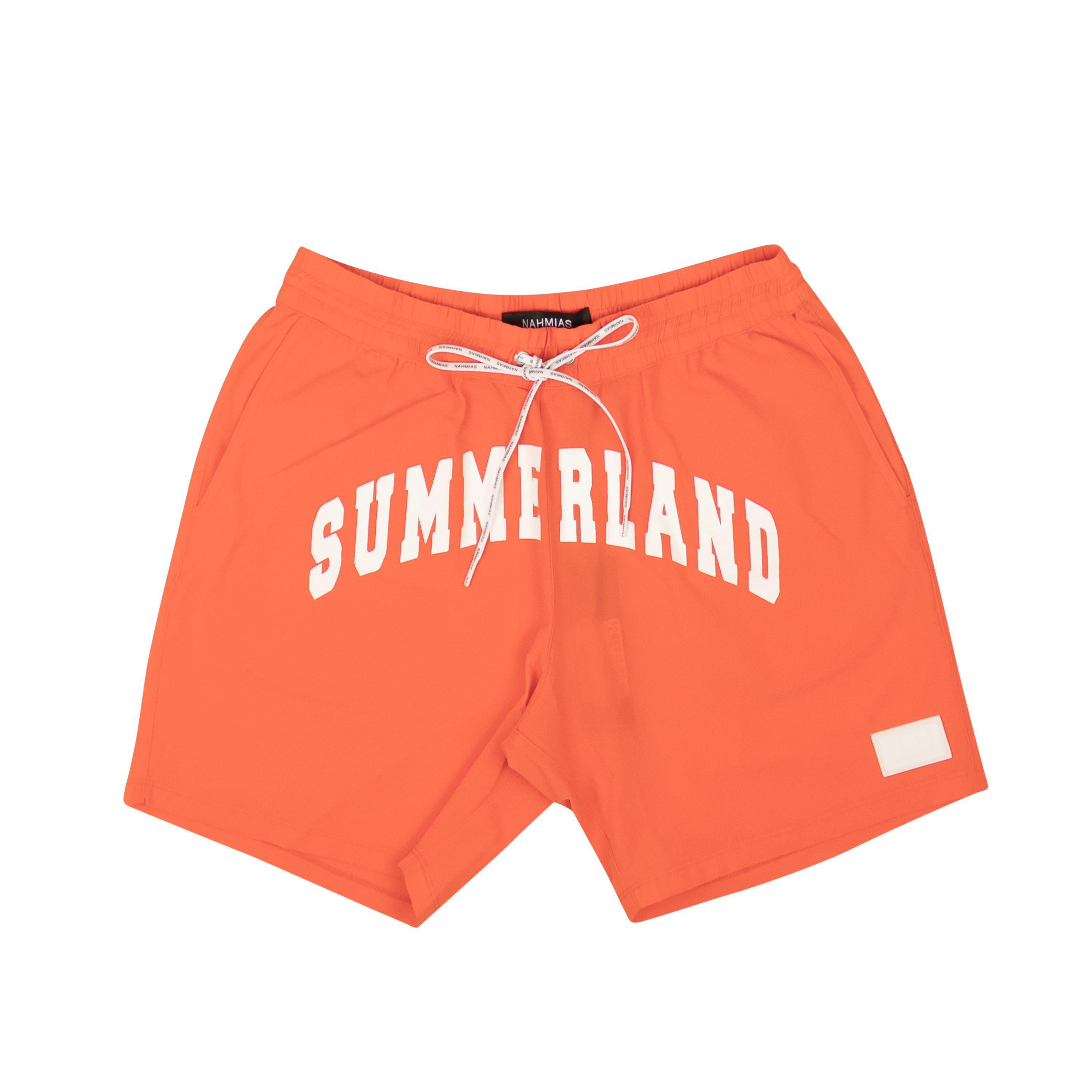 image of Nahmias Orange Polyamide Summerland Swim Shorts Size Xxl, Men's