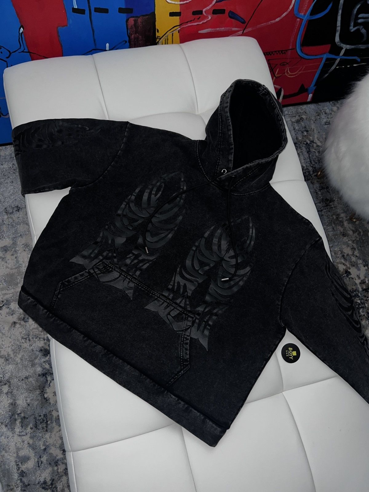 Who Decides War Black winged hoodie Size US M / EU 48-50 / 2 - 1 Thumbnail