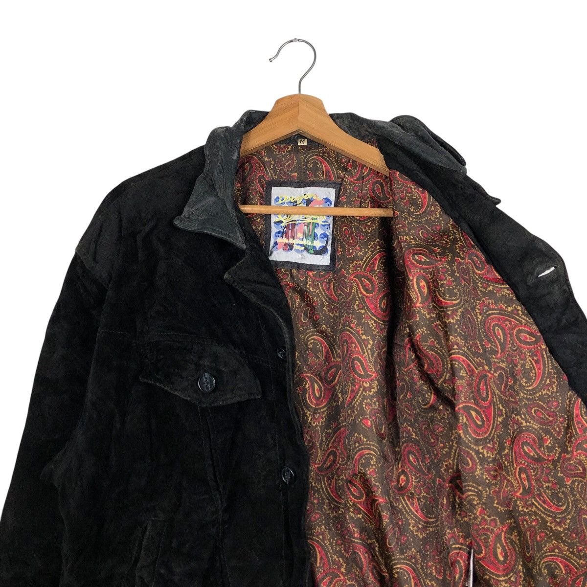 Japanese Brand 📌Vintage Leather Jacket Blanket Dragon Tokyo Issey Miyake Size US M / EU 48-50 / 2 - 13 Thumbnail