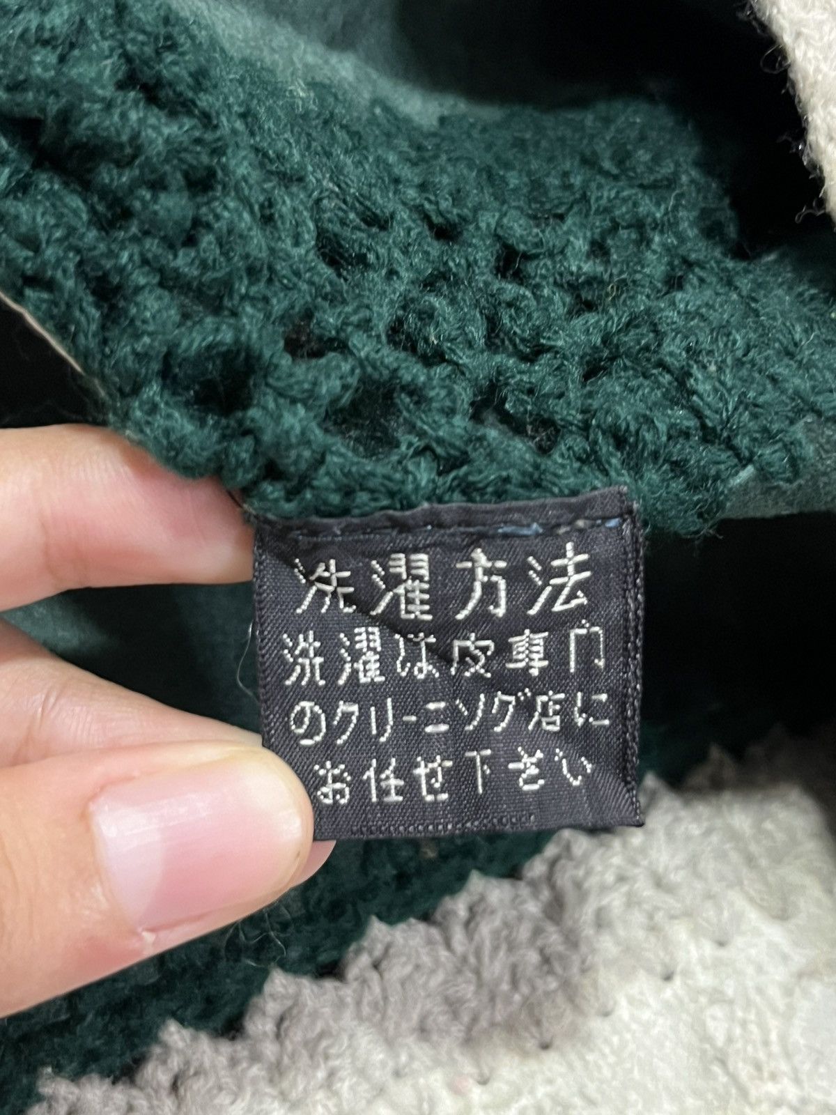Leather × Vintage Vintage knitted suede leather Vest Size M / US 6-8 / IT 42-44 - 9 Thumbnail