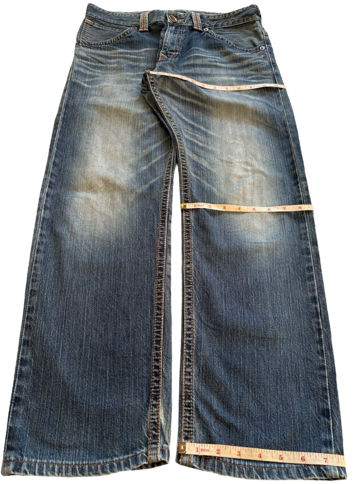 Edwin Exclusive Vintage Edwin Faded Wash Loose Jeans Size US 33 - 14 Thumbnail