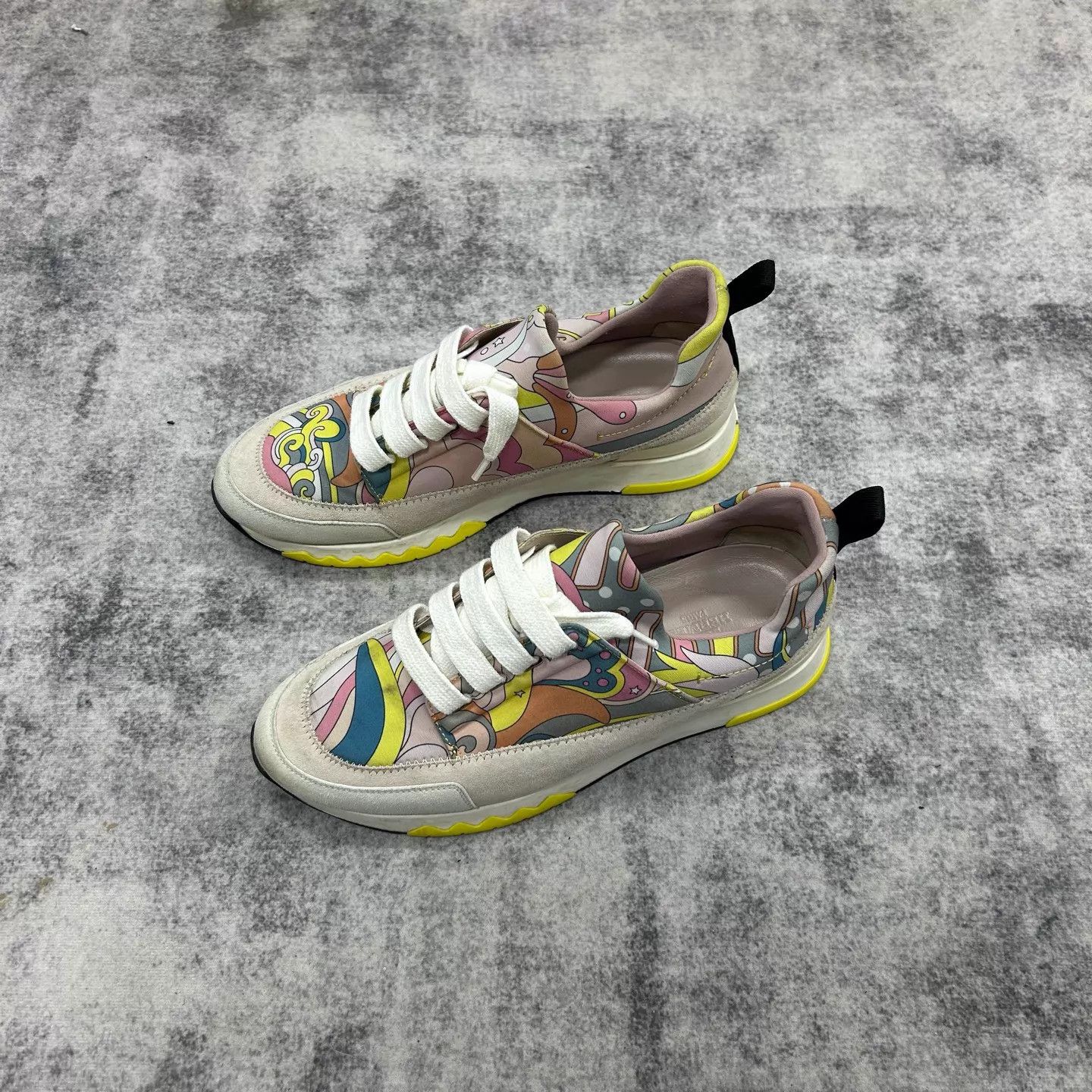 Hermes Hermes 99 New Rainbow Print Sneakers Women's 36 Size US 5.5 / IT 35.5 - 1 Thumbnail