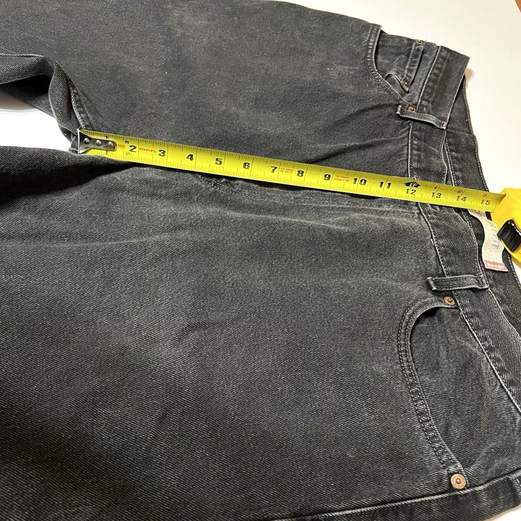Levi's Levi's 560 Jeans Regular 41x30 Black Denim Relaxed Tapered Comfort Fit 5-Pocket Mens Y2K Vintage: No Size US 41 - 4 Thumbnail