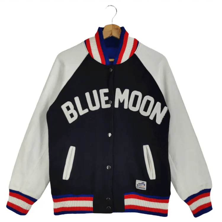 Japanese Brand Bluemoon Surfing Varsity Jackets Size US M / EU 48-50 / 2 - 1 Thumbnail