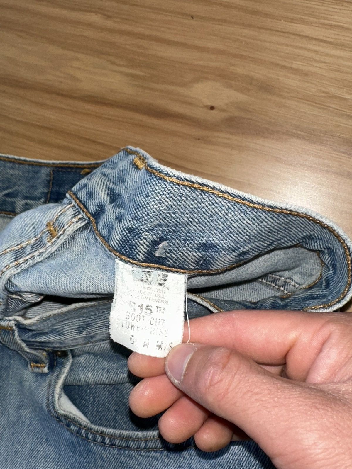 Levi's Vintage Clothing Levi’s 515 Made in USA Bootcut Denim Size 29" - 3 Thumbnail