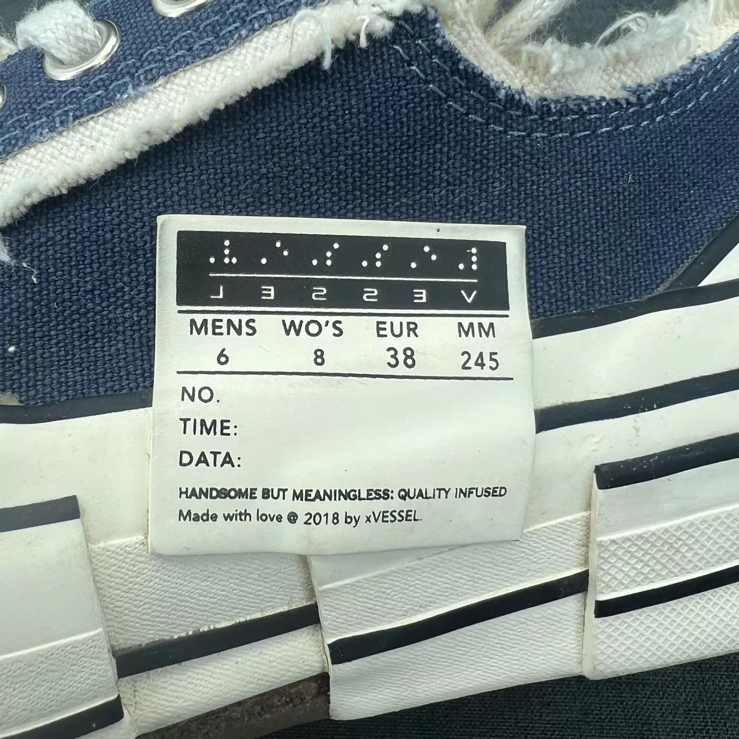 Other Vanness Navy Blue 38 shoes mint w/box Size US 7.5 / IT 37.5 - 8 Thumbnail