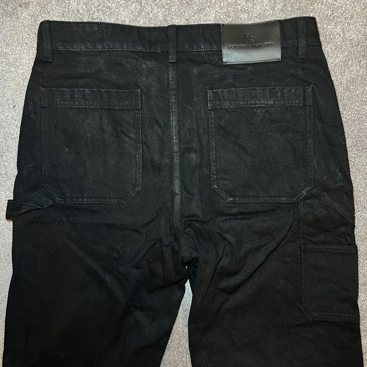 October's Very Own OVO Waxed Canvas Carpenter’s Pants Size US 32 / EU 48 - 4 Thumbnail