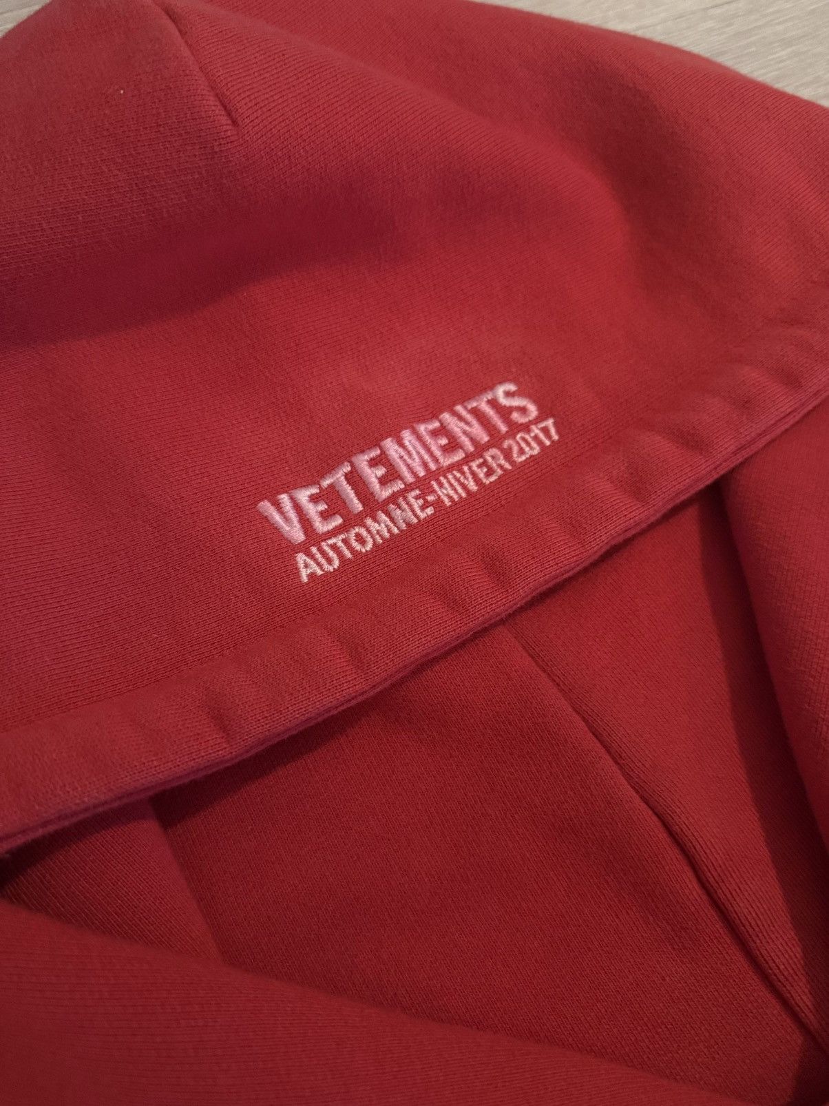 Vetements Vetements “Official Fake” Seoul Exclusive OG Metal Hoodie Size US M / EU 48-50 / 2 - 6 Thumbnail