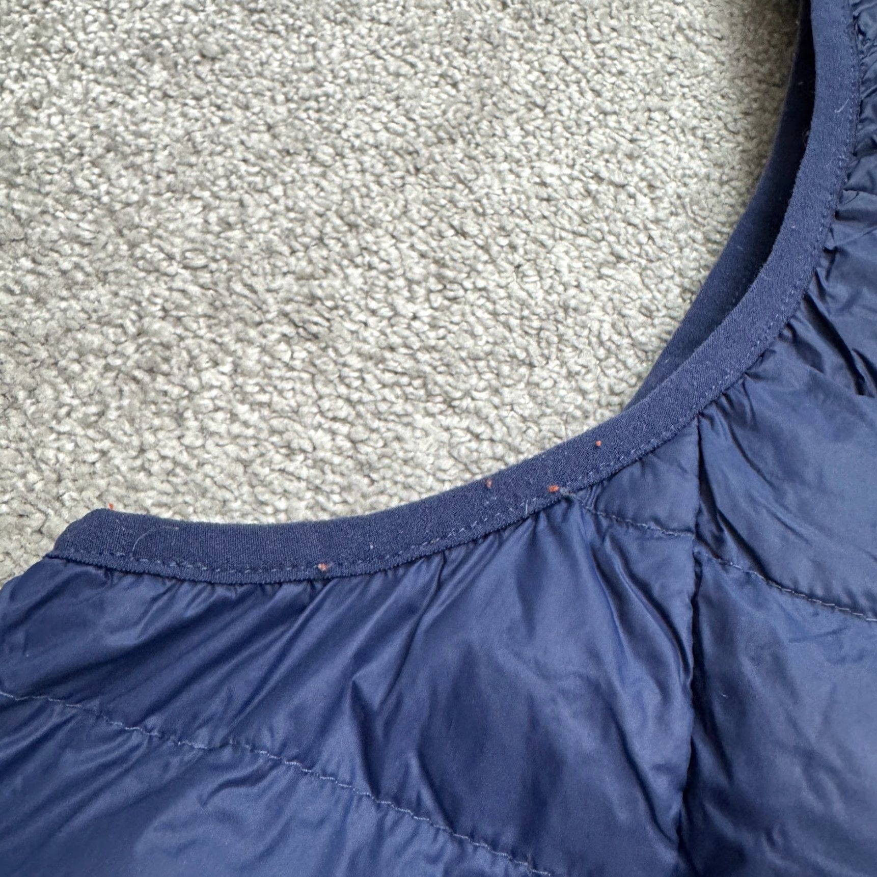 Vintage Hawke & Co Vest Puffer Jacket Mens 2XL Navy Blue Full Zip Outdoor Quilted Bodywarmer Down Insulation Regular fits Winter Fall Spring 54 in Chest Size US XXL / EU 58 / 5 - 3 Thumbnail