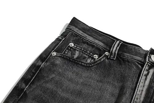 パンツ Black Washed Damaged Baggy Denim y2k Jean × Streetwear × Vintage Black Washed Damage Baggy jeans