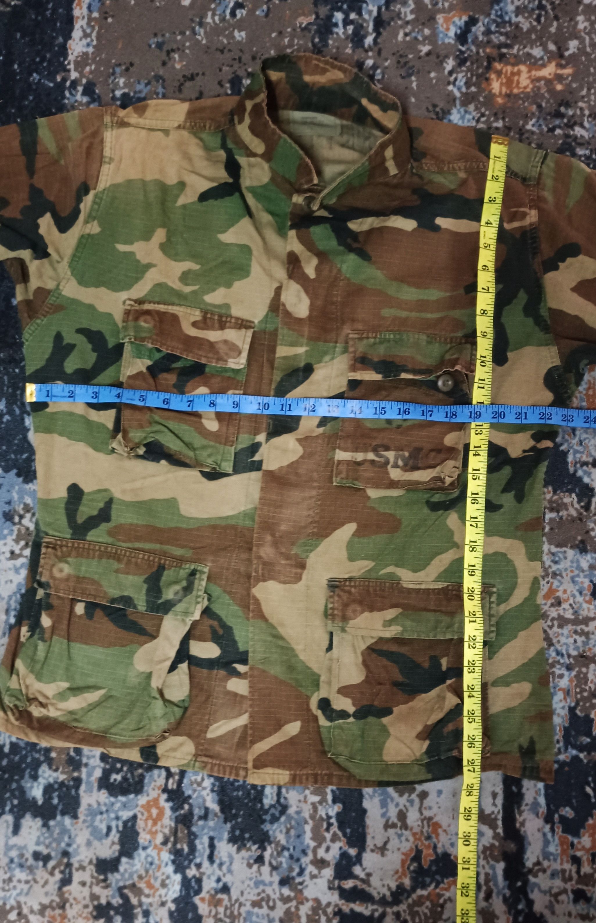 Vintage Vintage🔥 USMC Woodland Camouflage Military Jacket Size US M / EU 48-50 / 2 - 10 Thumbnail
