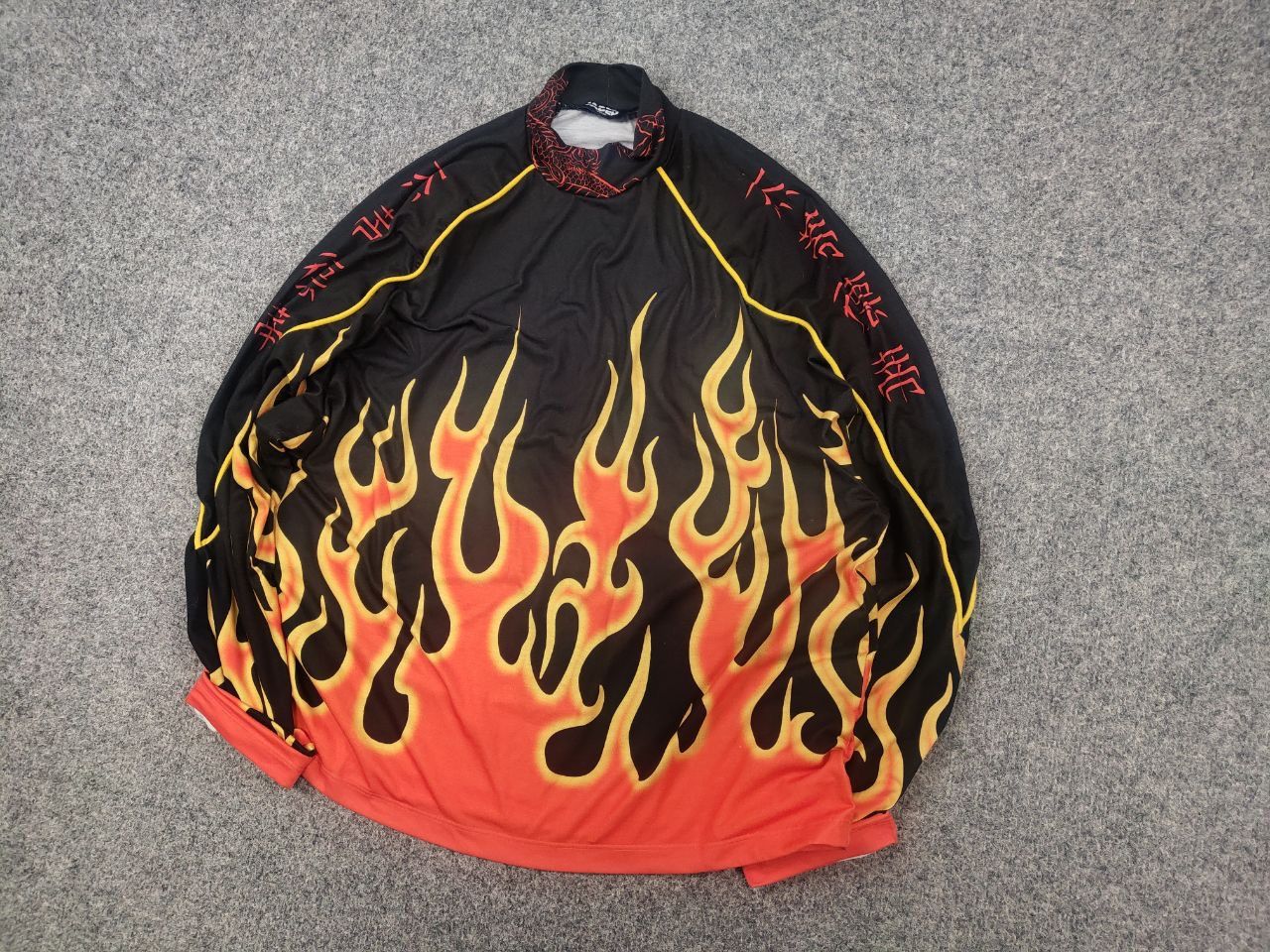 Jaded London Jaded London Fire Logo dragon Long sleeve Oversized Y2K Size S / US 4 / IT 40 - 5 Thumbnail