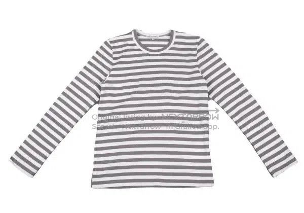 Comme des Garcons Comme des Garcons Grey vintage striped top Size M / US 6-8 / IT 42-44 - 2 Thumbnail