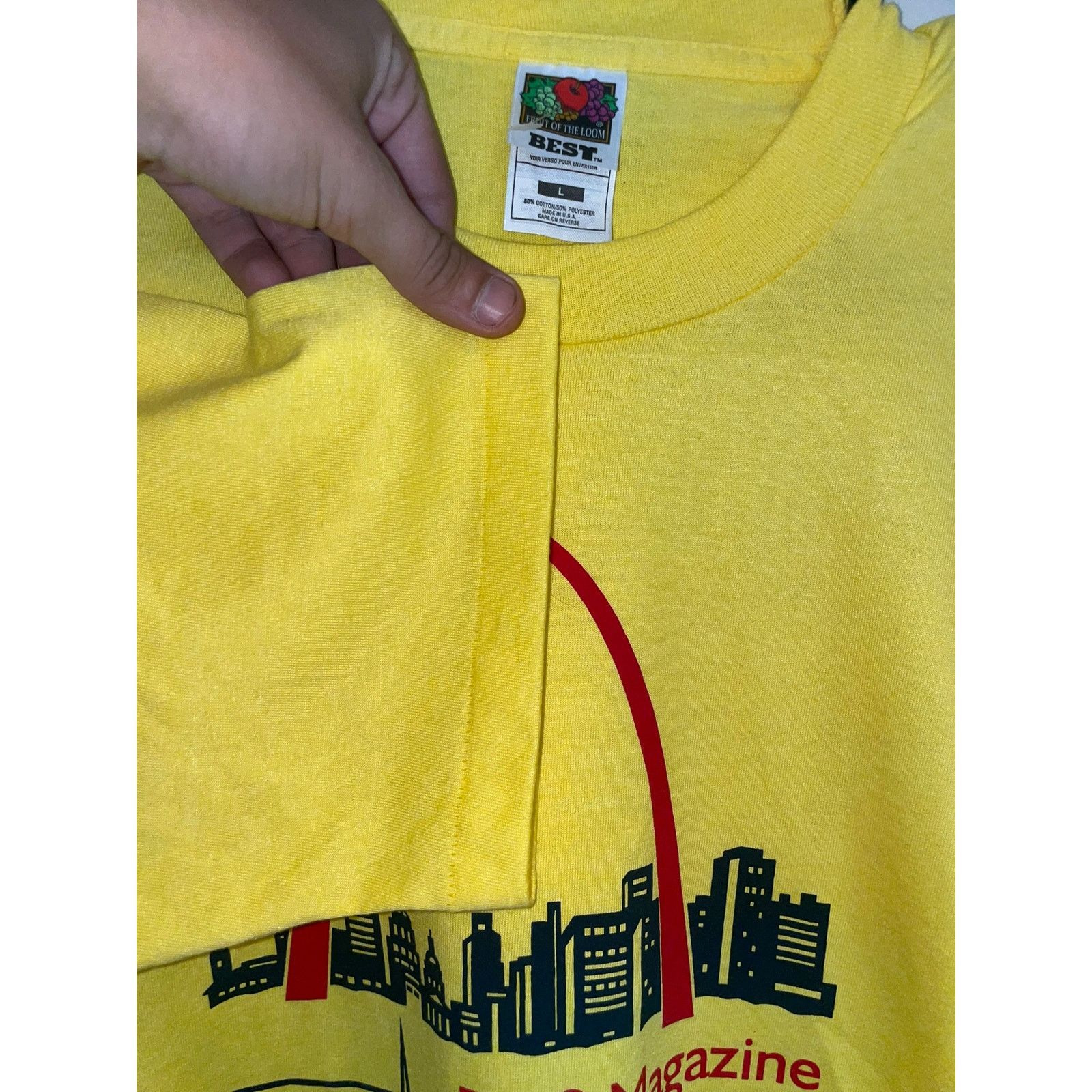 Fruit Of The Loom Vintage EMS Magazine Shirt Expo St Louis 1997 Tee VTG L Size US L / EU 52-54 / 3 - 5 Thumbnail