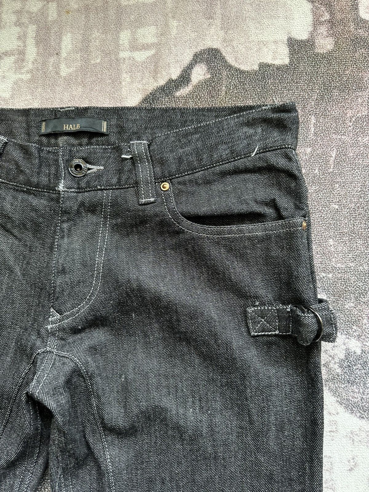 Tete Homme 2010’s HALB by Tete Homme new era hybrid black denim Size US 33 - 4 Thumbnail