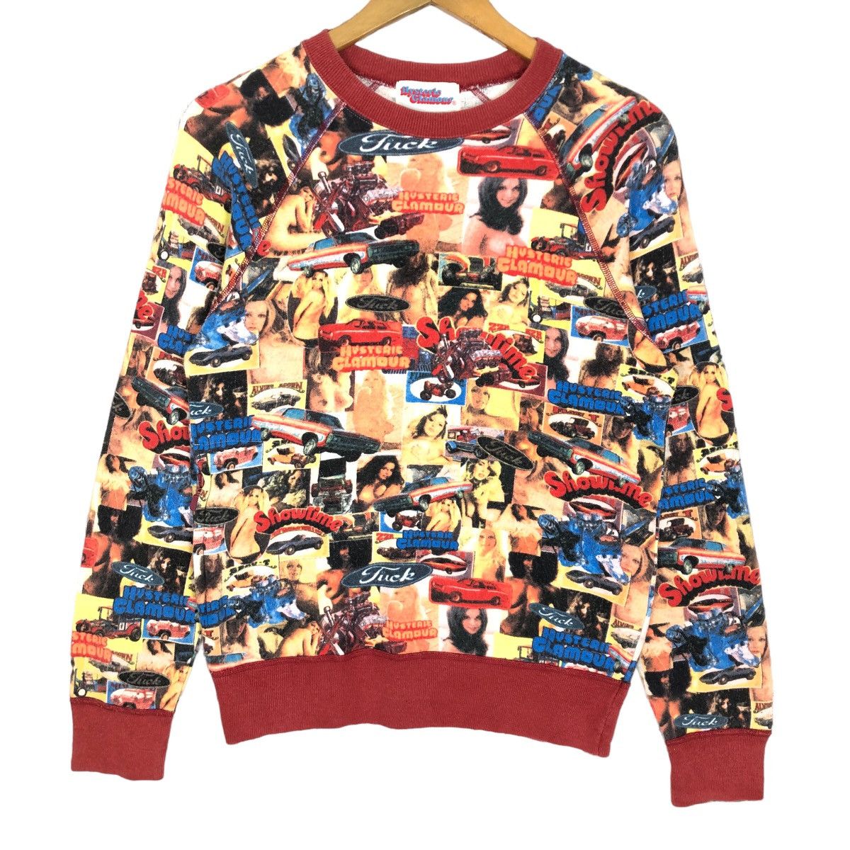 Hysteric Glamour Vintage Hysteric Glamour Showtime Full Print Sweatshirt Size US S / EU 44-46 / 1 - 1 Thumbnail