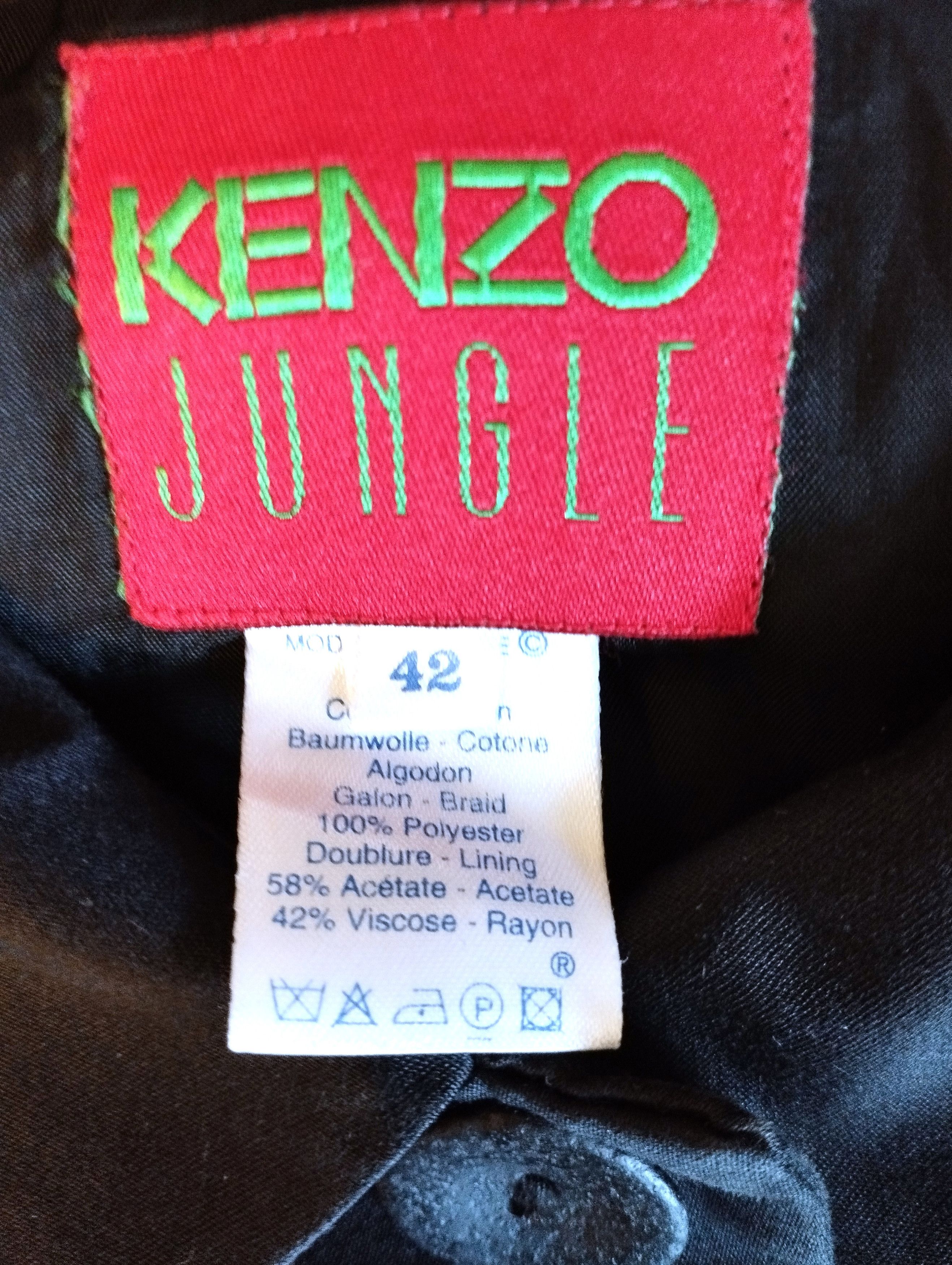 Kenzo Kenzo Veste Popeline de Coton Preppy T XL Size XL / US 12-14 / IT 48-50 - 2 Thumbnail