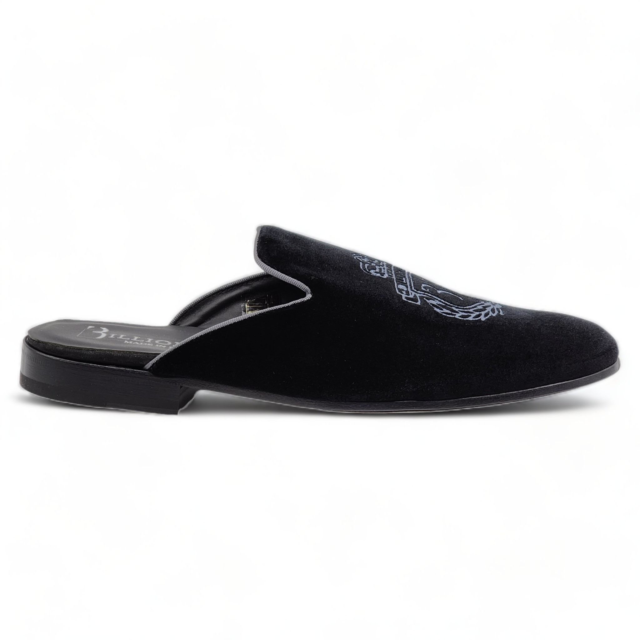 Billionaire Couture × Philipp Plein Velvet Half Loafers NWB Black | NWB 42 (9 US) Size US 9 / EU 42 - 7 Thumbnail