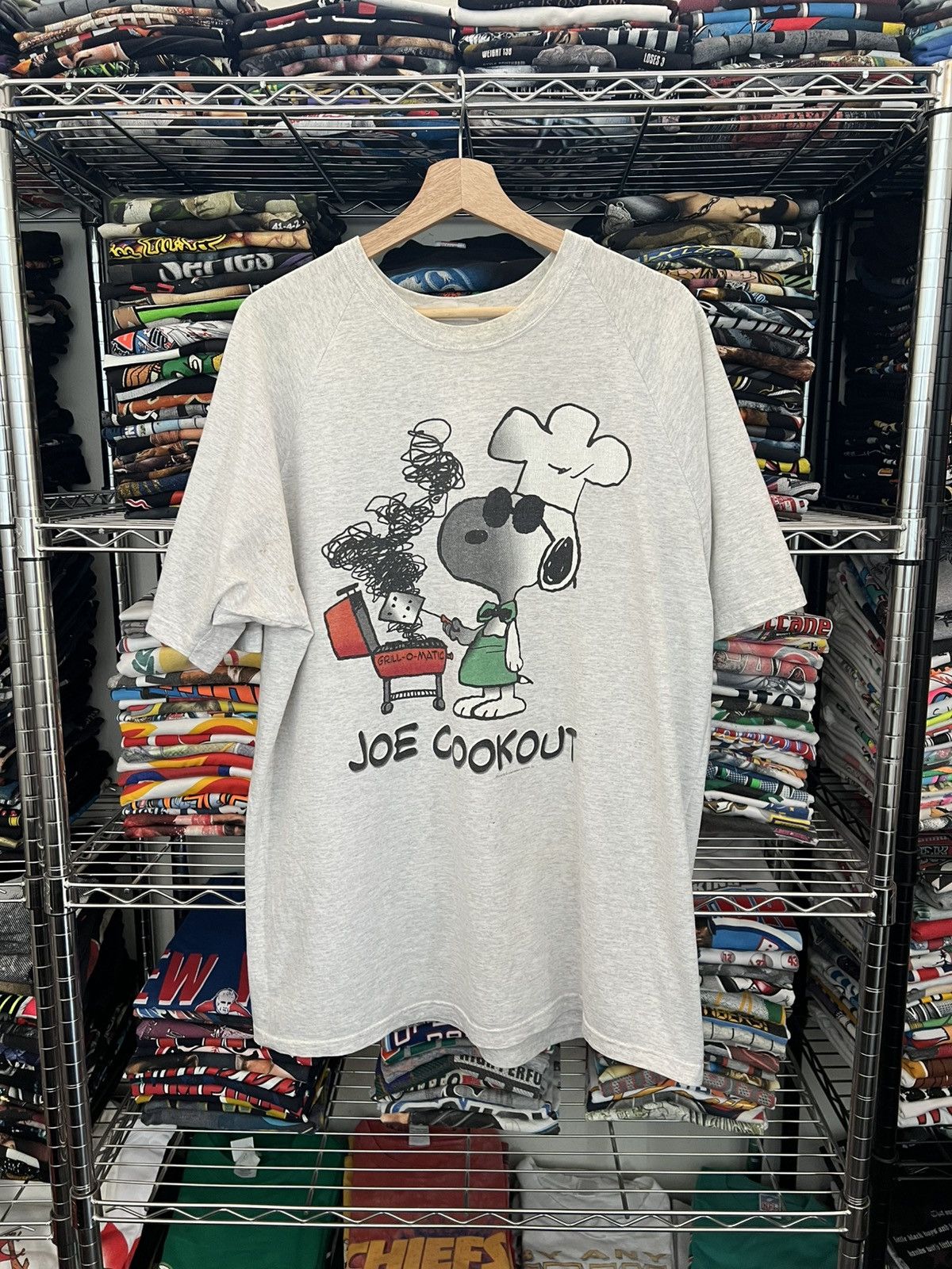 Peanuts 90s Snoopy Joe Cookout Tee Size US XL / EU 56 / 4 - 1 Thumbnail