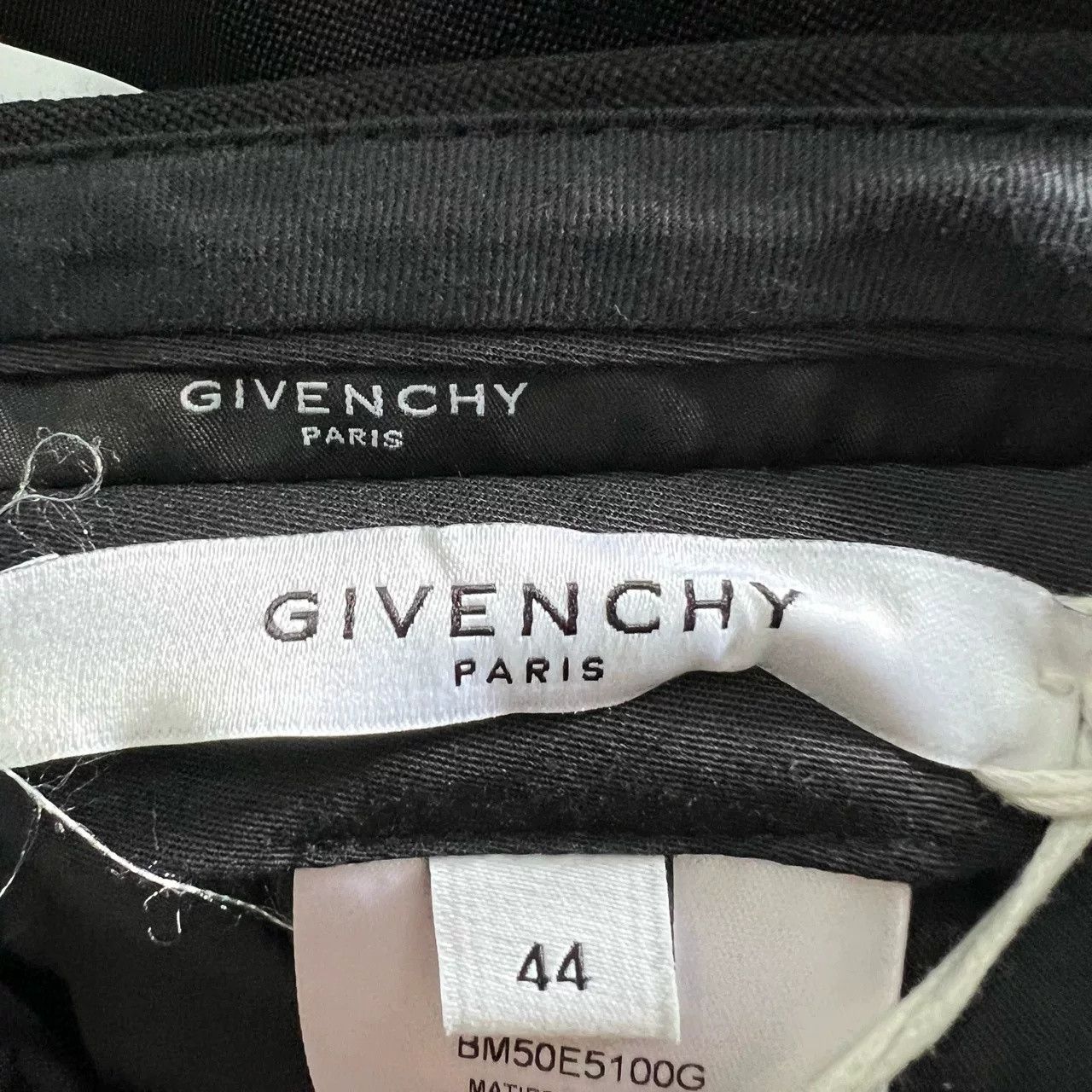 Givenchy Givenchy Black Paneled Belted Trousers Size US 28 / EU 44 - 4 Thumbnail