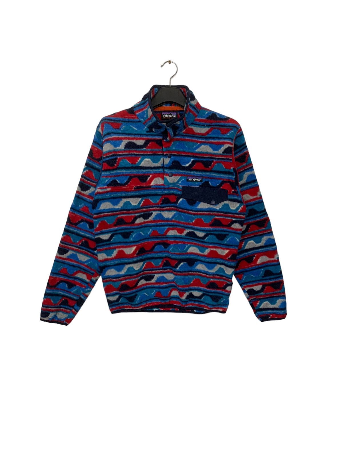 RARE PATAGONIA SYNCHILLA SMALL LOGO SINGLE POCKET FLEECE