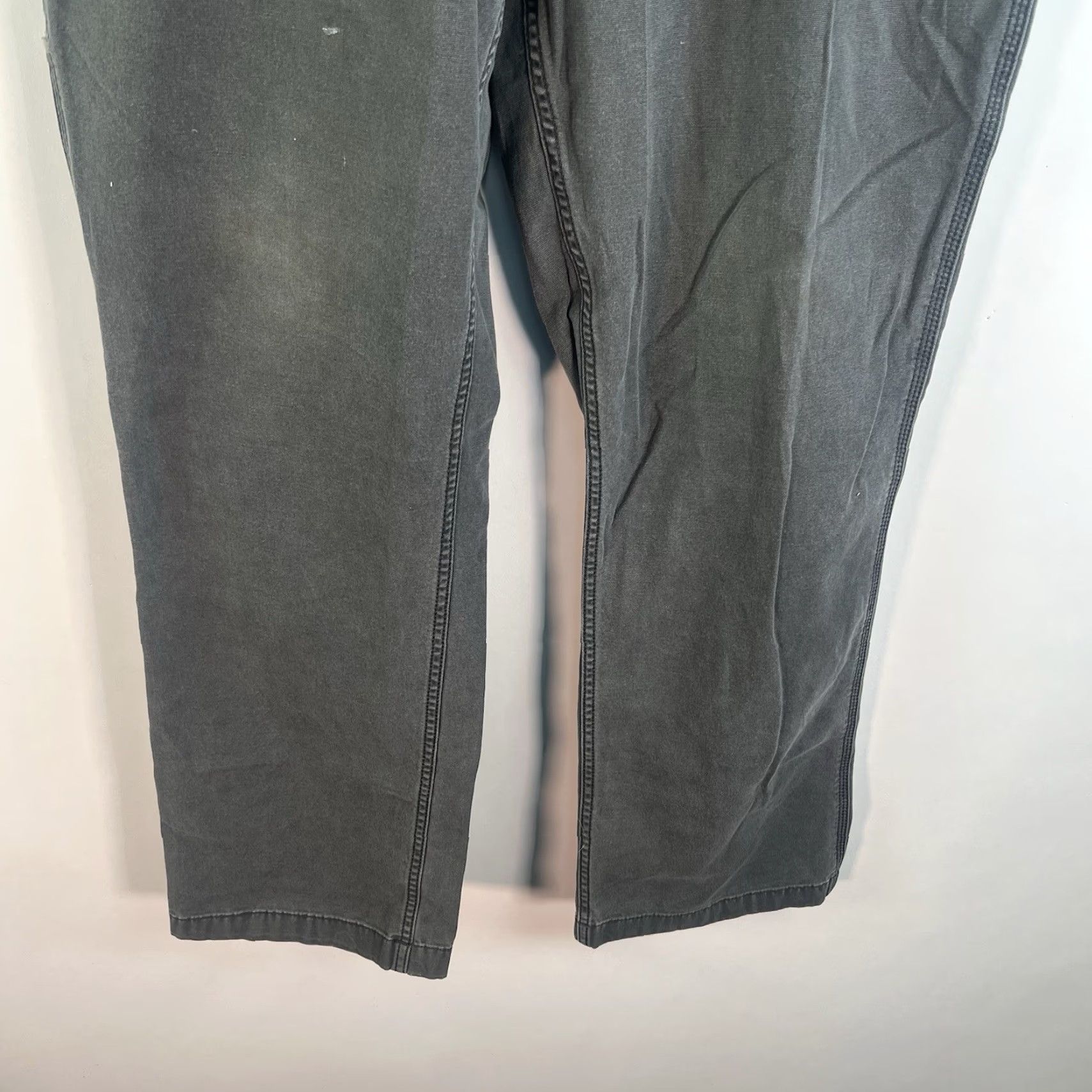 Carhartt VINTAGE Carhartt Relaxed Fit Canvas Work Pants Mens SZ 34 Gray Casual Durable Jeans Size US 34 / EU 50 - 4 Thumbnail