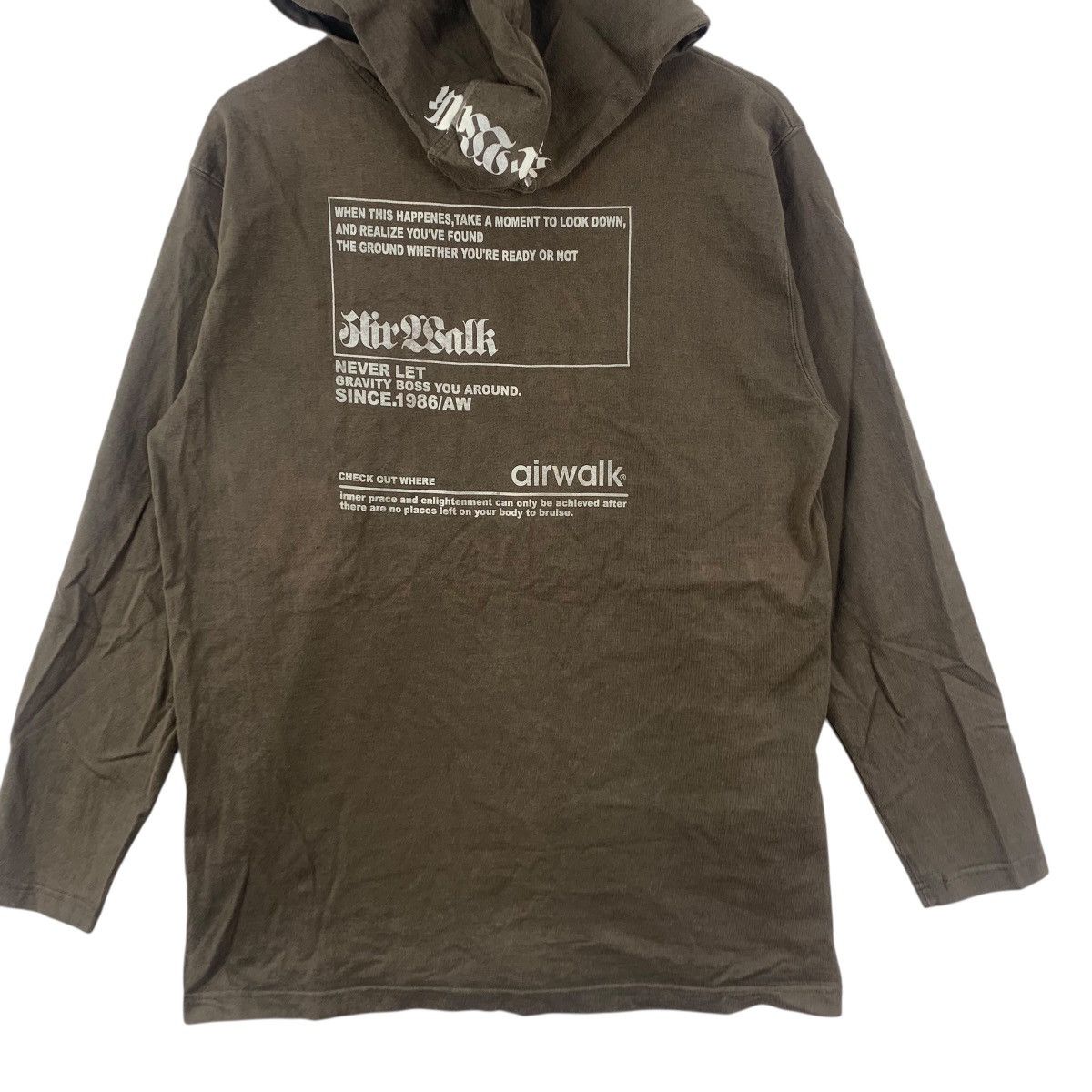 Airwalk AIRWALK SKATEBOARD Never Let Graffiti Boss You Hoodie Size US M / EU 48-50 / 2 - 5 Thumbnail