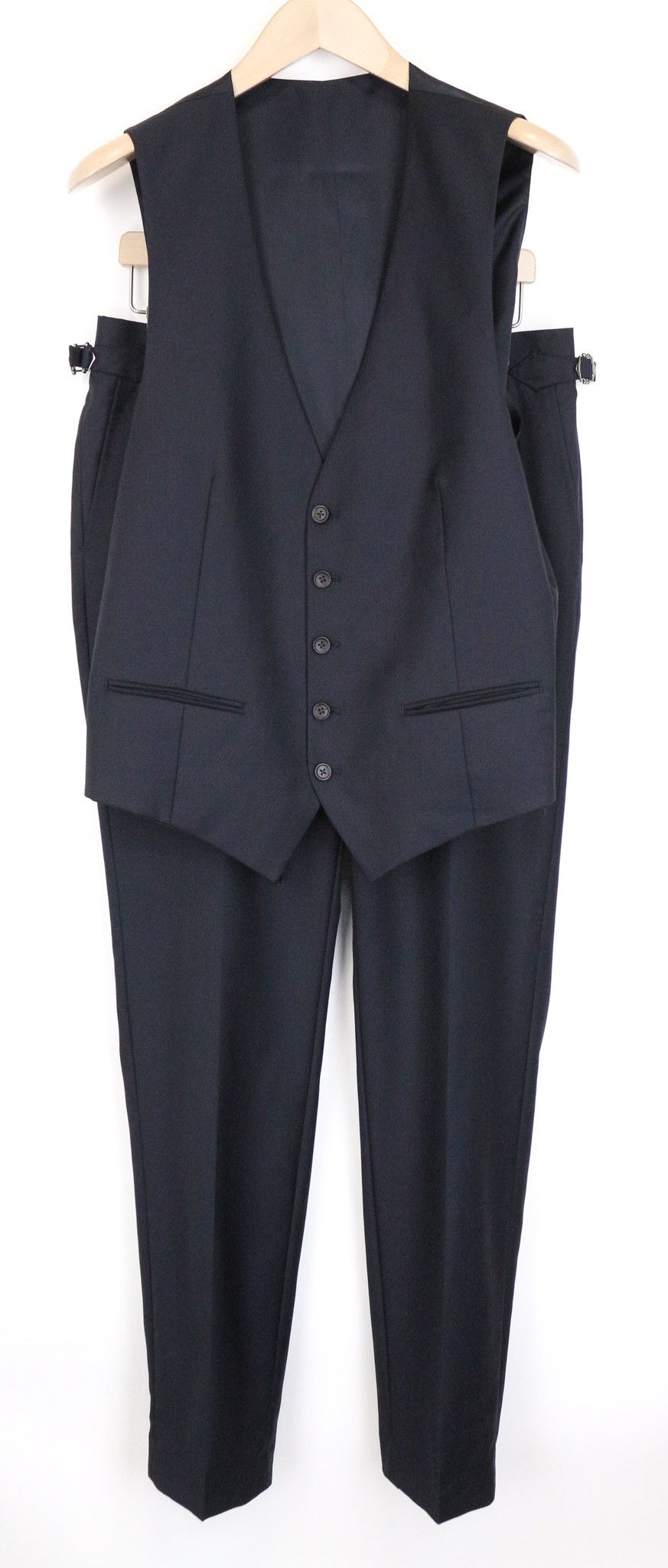 Suitsupply FERRARA UK40L Dark Blue Wool 2 Piece Suit 75699 Size 40L - 1 Thumbnail