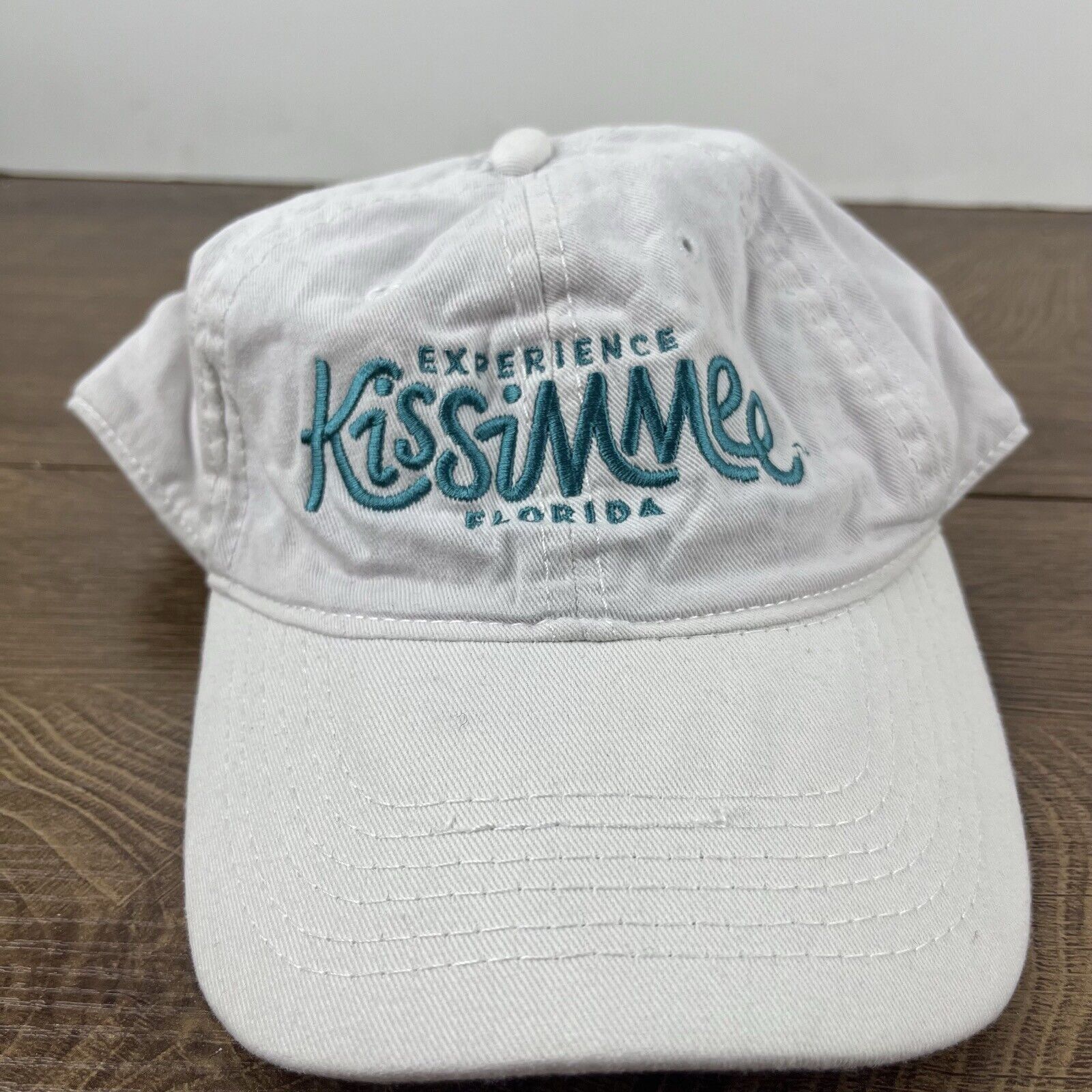Other Kissimmee Florida Hat White Cap Hat Adjustable Hat White Adu Size ONE SIZE - 4 Thumbnail