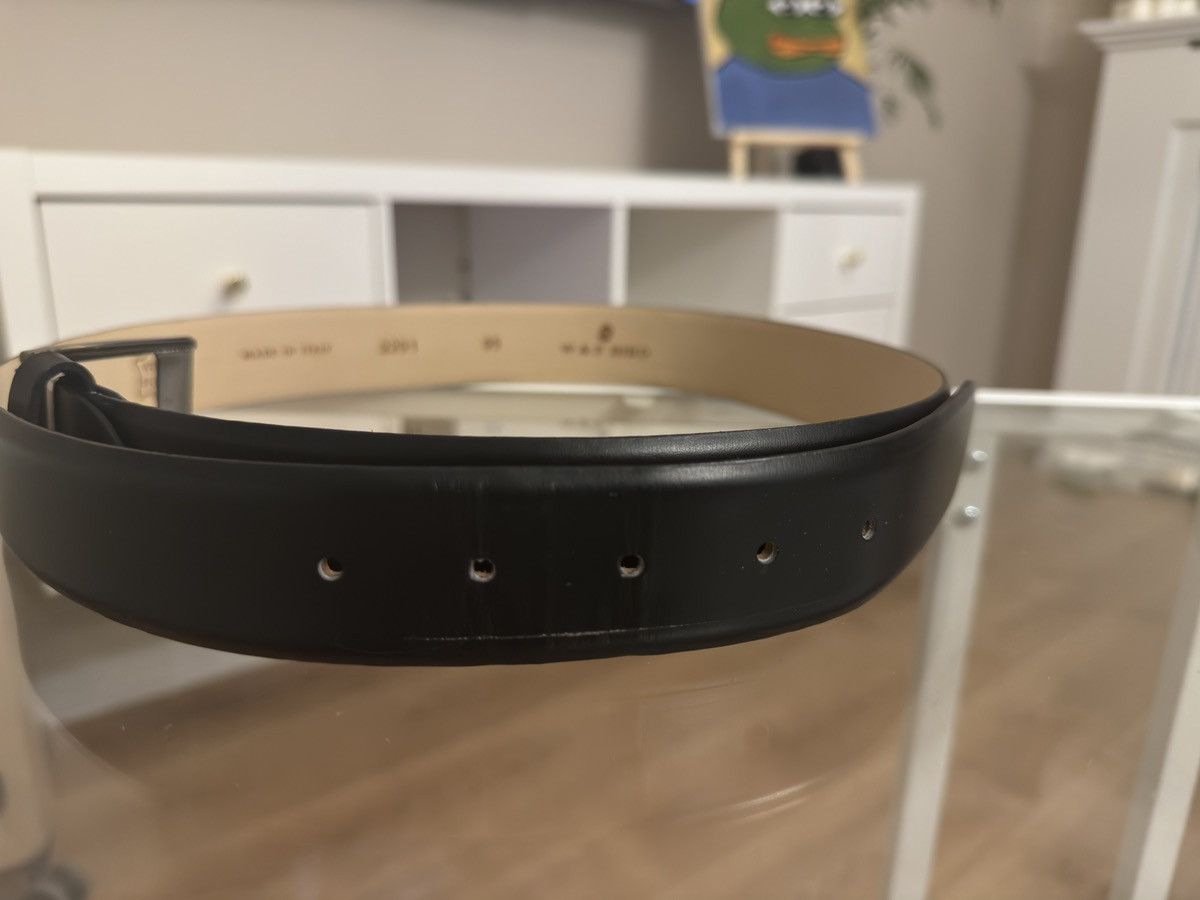 Genuine Leather × Vera Pelle × Vintage Vera Pelle cow leather belt leather Size ONE SIZE - 5 Thumbnail