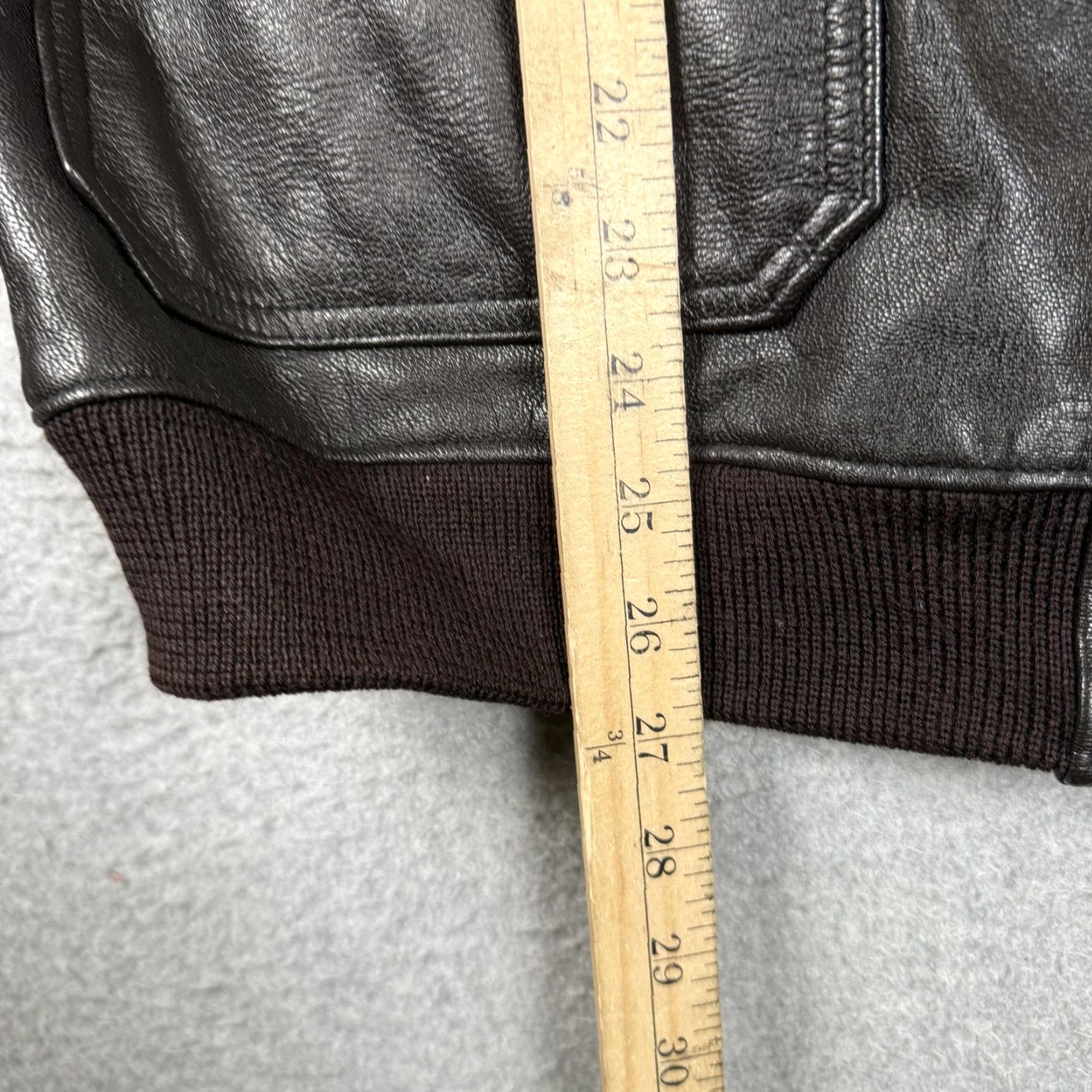 Vintage VINTAGE US NAVY G1 INTERMEDIATE FLIGHT JACKET Lambskin Wool Mouton Collar Men XXL Leather Bomber Jacket Coat Black Mens Size US XXL / EU 58 / 5 - 5 Thumbnail