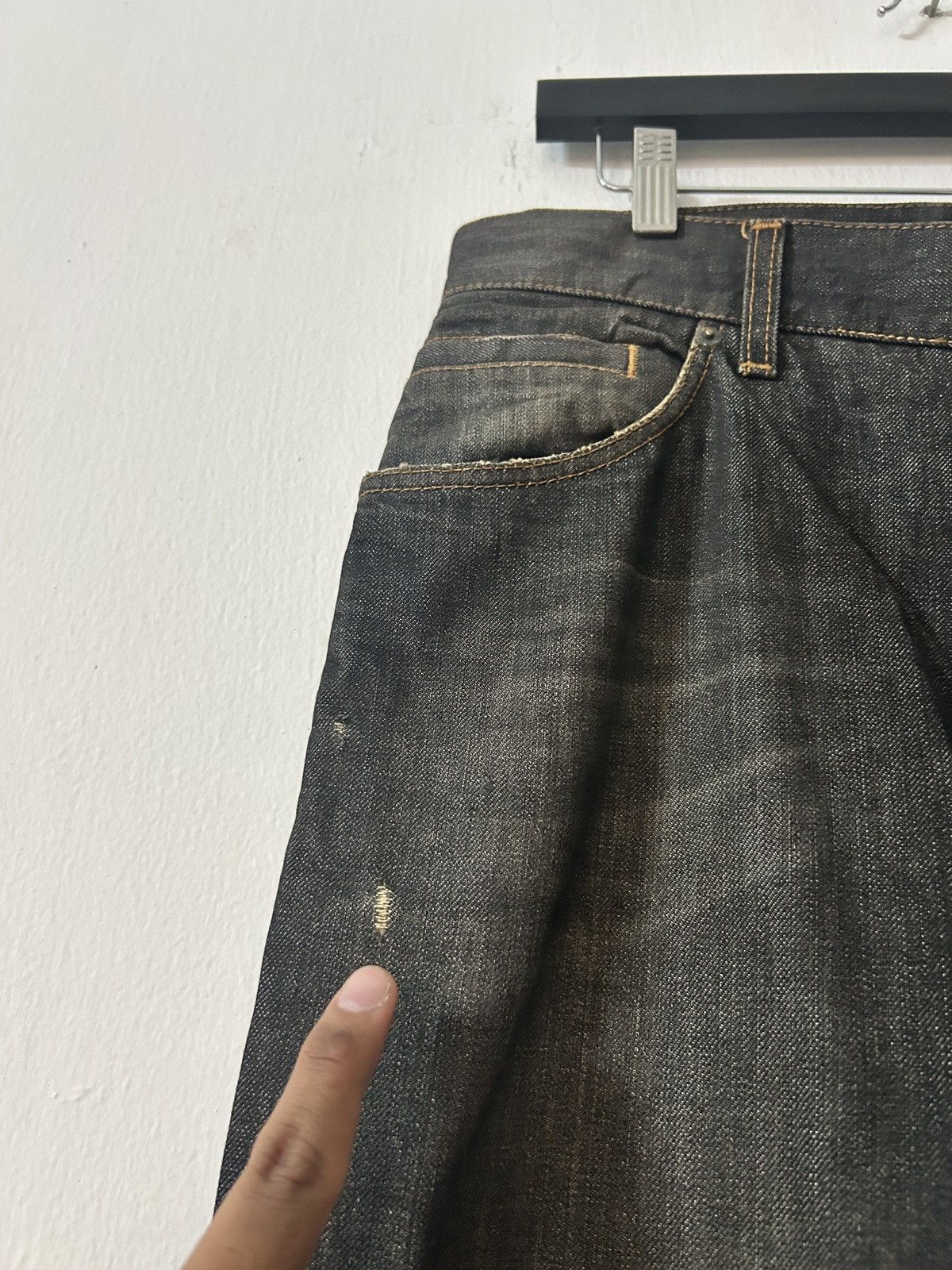 Dolce & Gabbana × Japanese Brand Dolce Gabbana Distressed Black Jeans Size US 37 - 5 Thumbnail