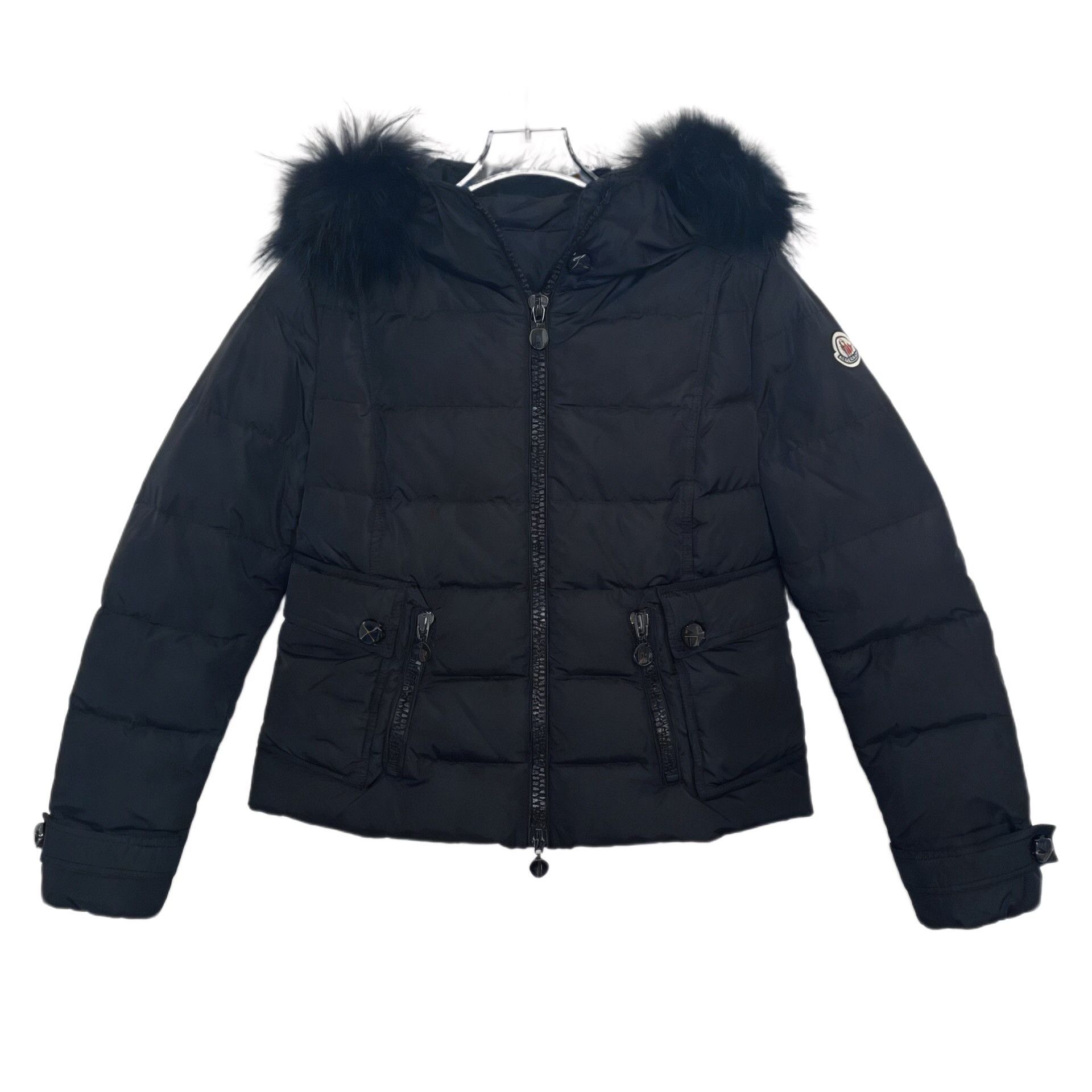 Moncler Moncler Black Down Jacket S Women Size S / US 4 / IT 40 - 1 Thumbnail