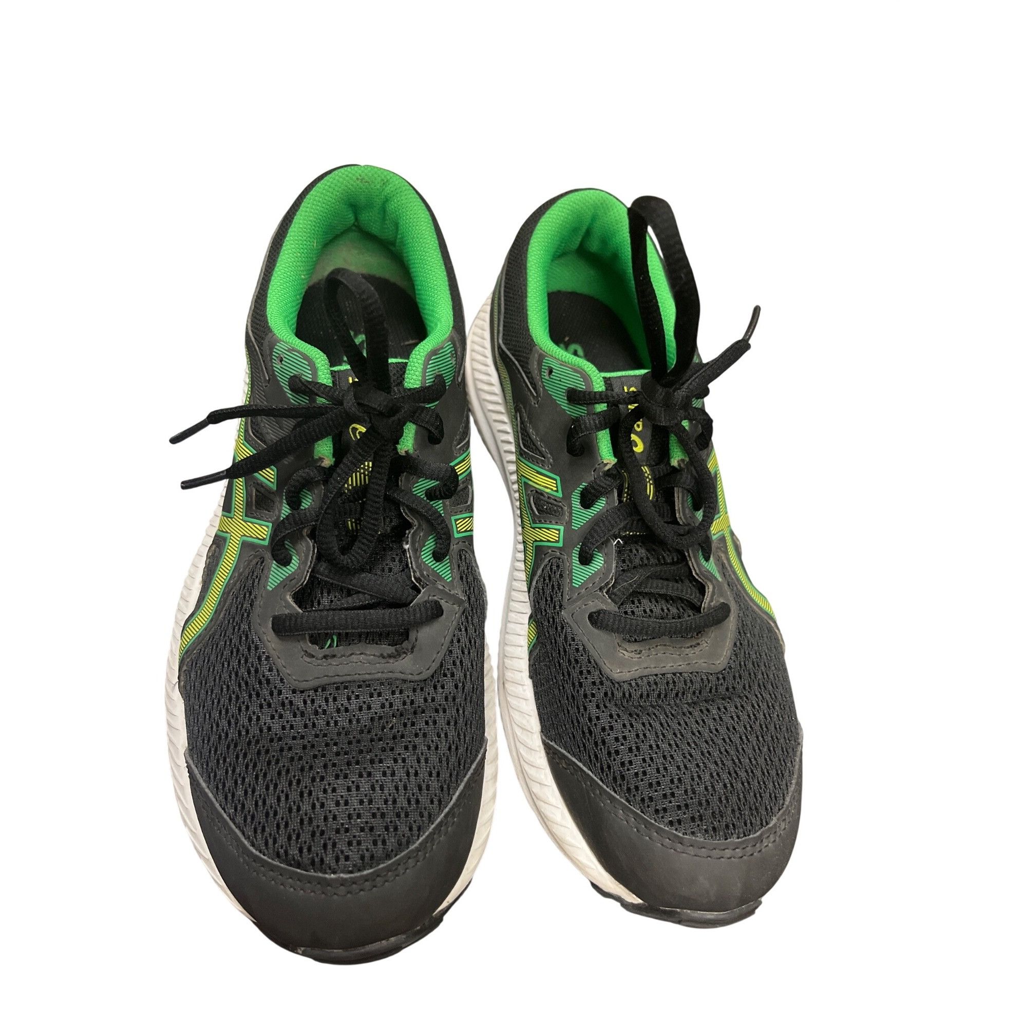 Asics Asics Contend 8 wms black green leather fabric low sneakers Size US 6.5 / IT 36.5 - 14 Thumbnail