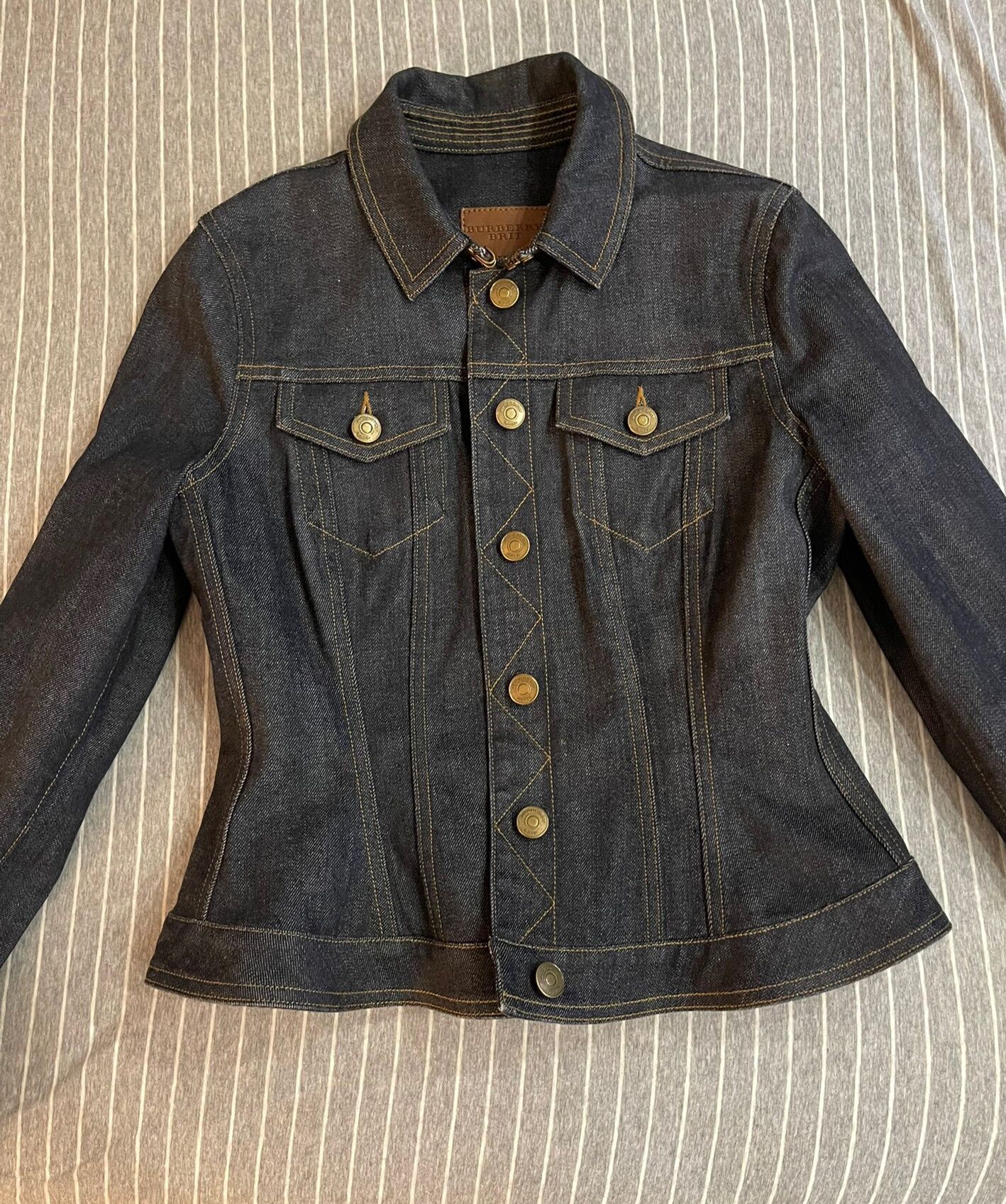 Burberry Burberry Women's Denim Jacket Size XS / US 0-2 / IT 36-38 - 1 Thumbnail