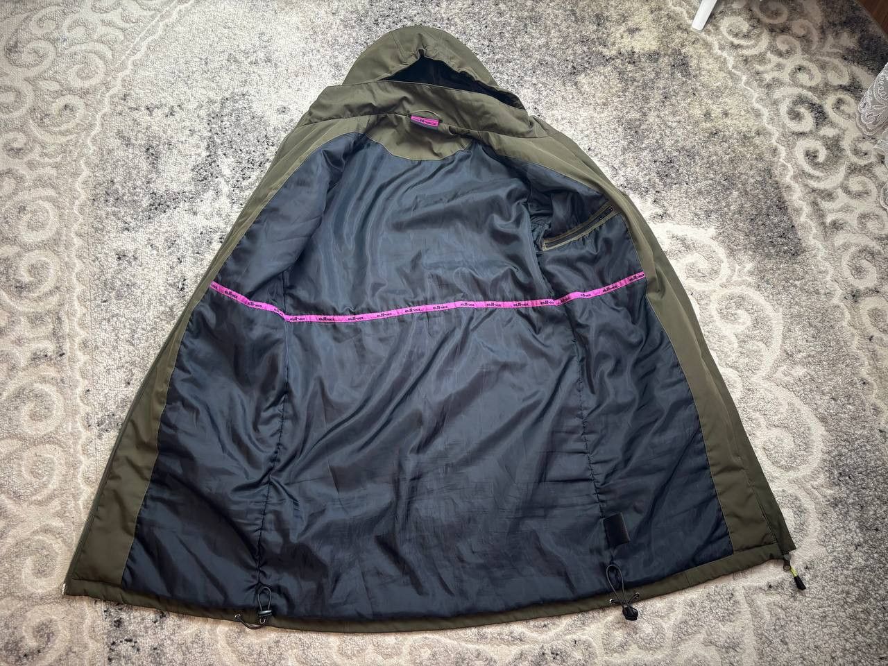 Vintage ELHO Vintage Long Hooded Parka Jacket Olive Green Size M / US 6-8 / IT 42-44 - 7 Thumbnail