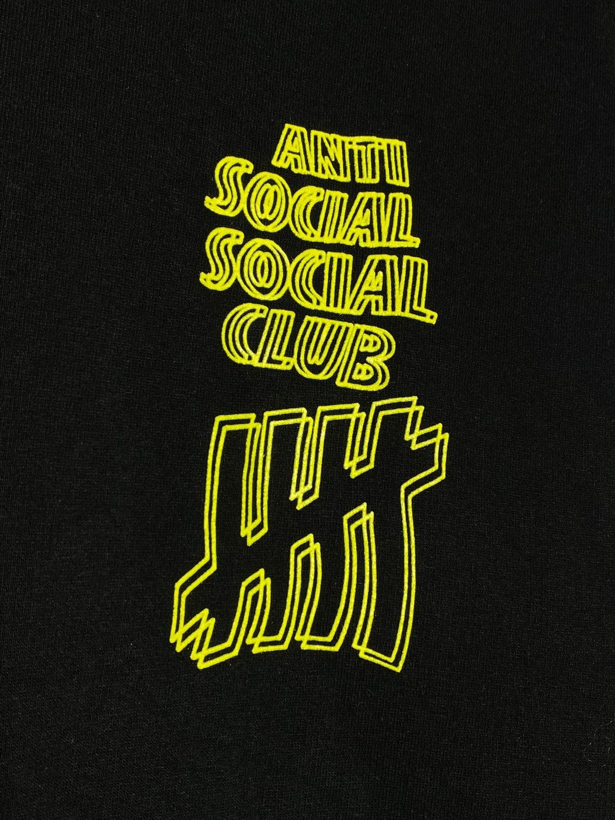 Anti Social Social Club × Undefeated Undefeated ASSC Anti Social Social Club Yellow Black Hoodie Size US M / EU 48-50 / 2 - 7 Thumbnail
