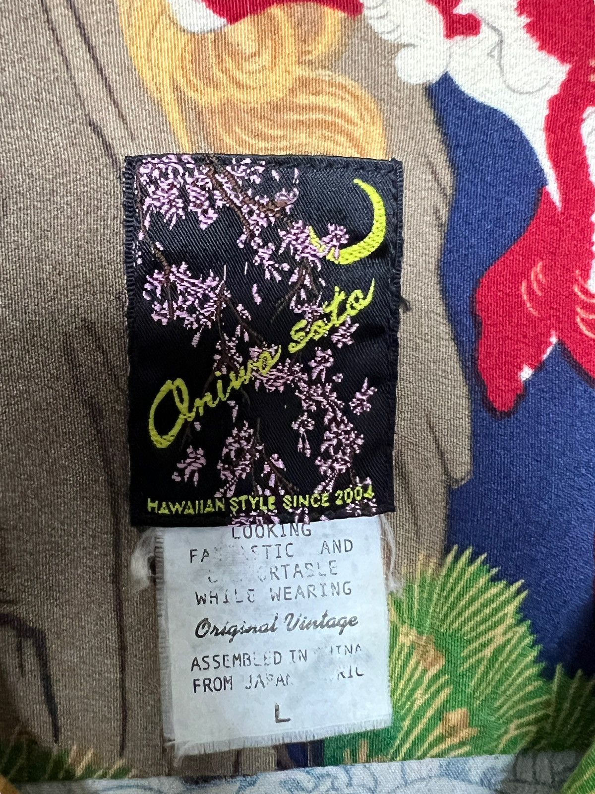 Sun Surf Vintage Oniwa Soto 🇯🇵 Rayon Crepe Hawaiian Shirt Size US M / EU 48-50 / 2 - 13 Thumbnail