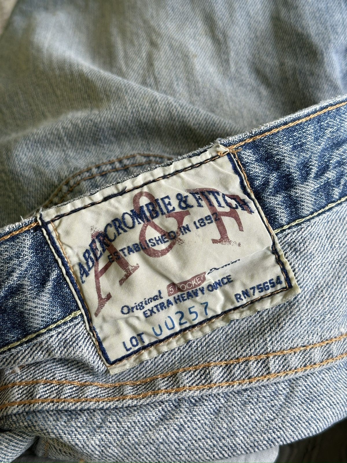 Japanese Brand Abercrombie & Fitfth Lightblue Denim🎌💥 Size US 30 / EU 46 - 13 Thumbnail