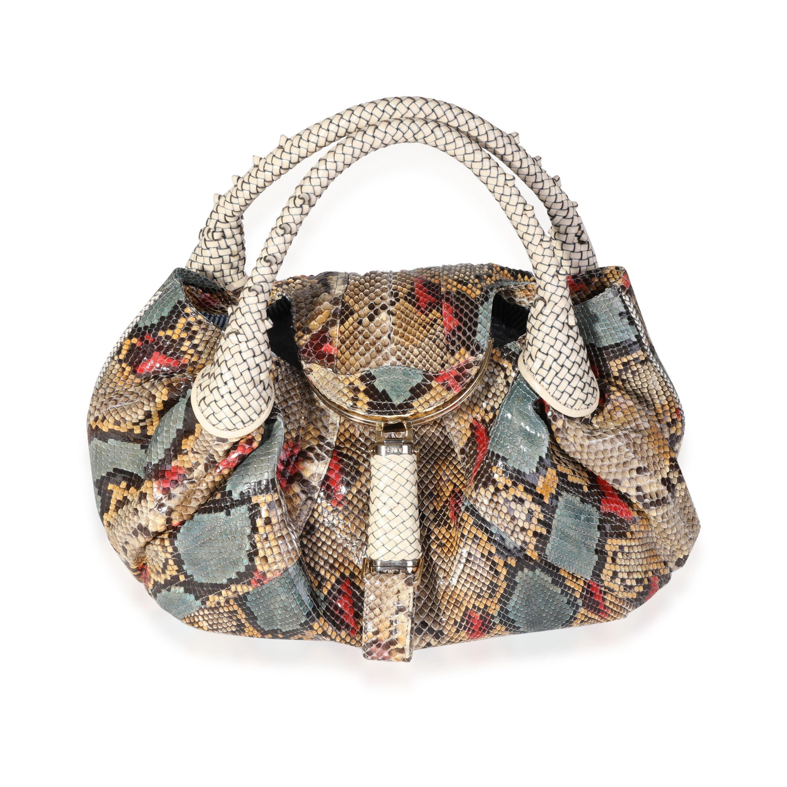 Fendi Fendi Multicolor Python Spy Bag | Grailed