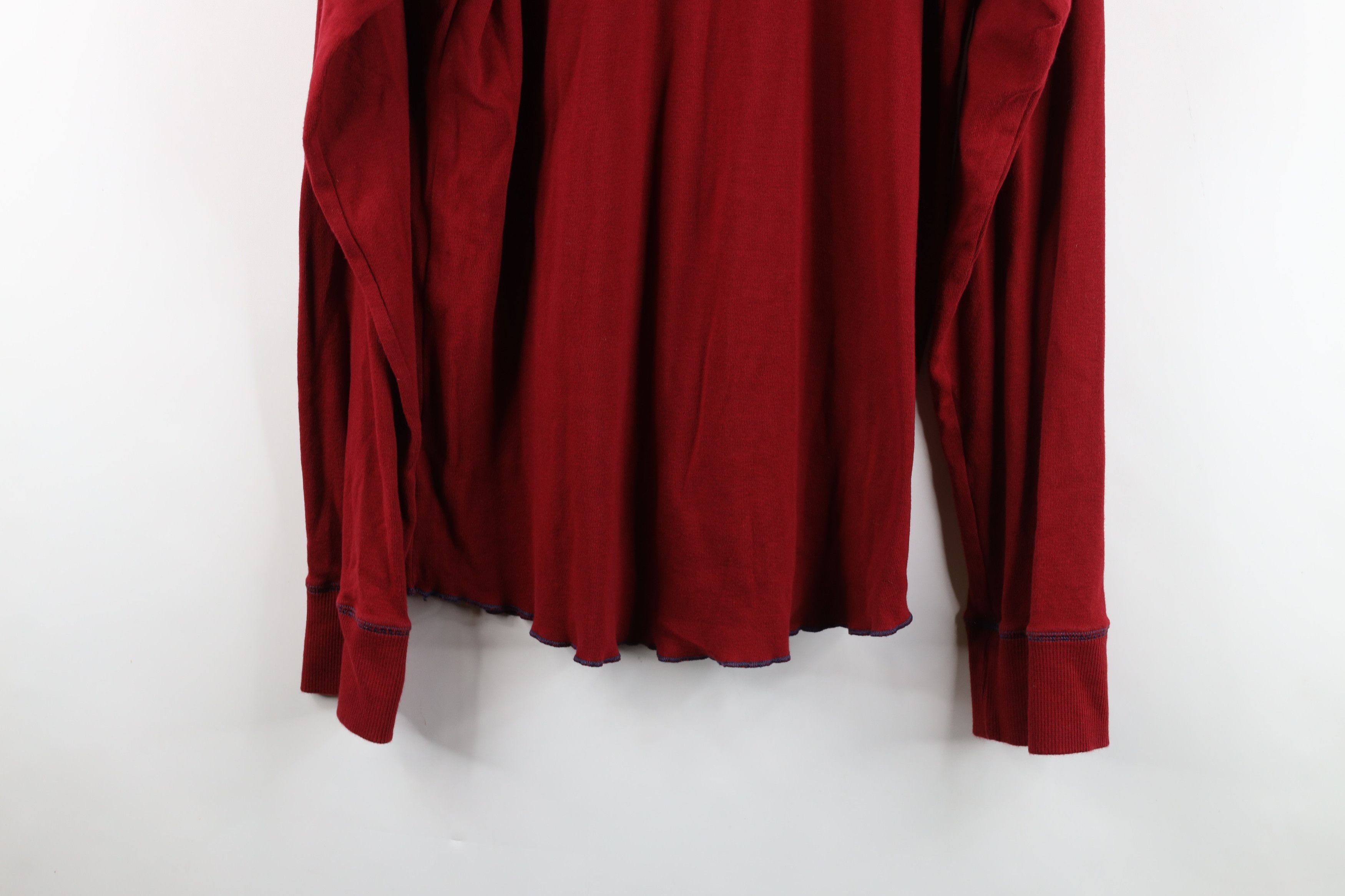 Nike Vintage Y2K Nike Ribbed Knit Long Sleeve Henley T-Shirt Size US L / EU 52-54 / 3 - 13 Thumbnail