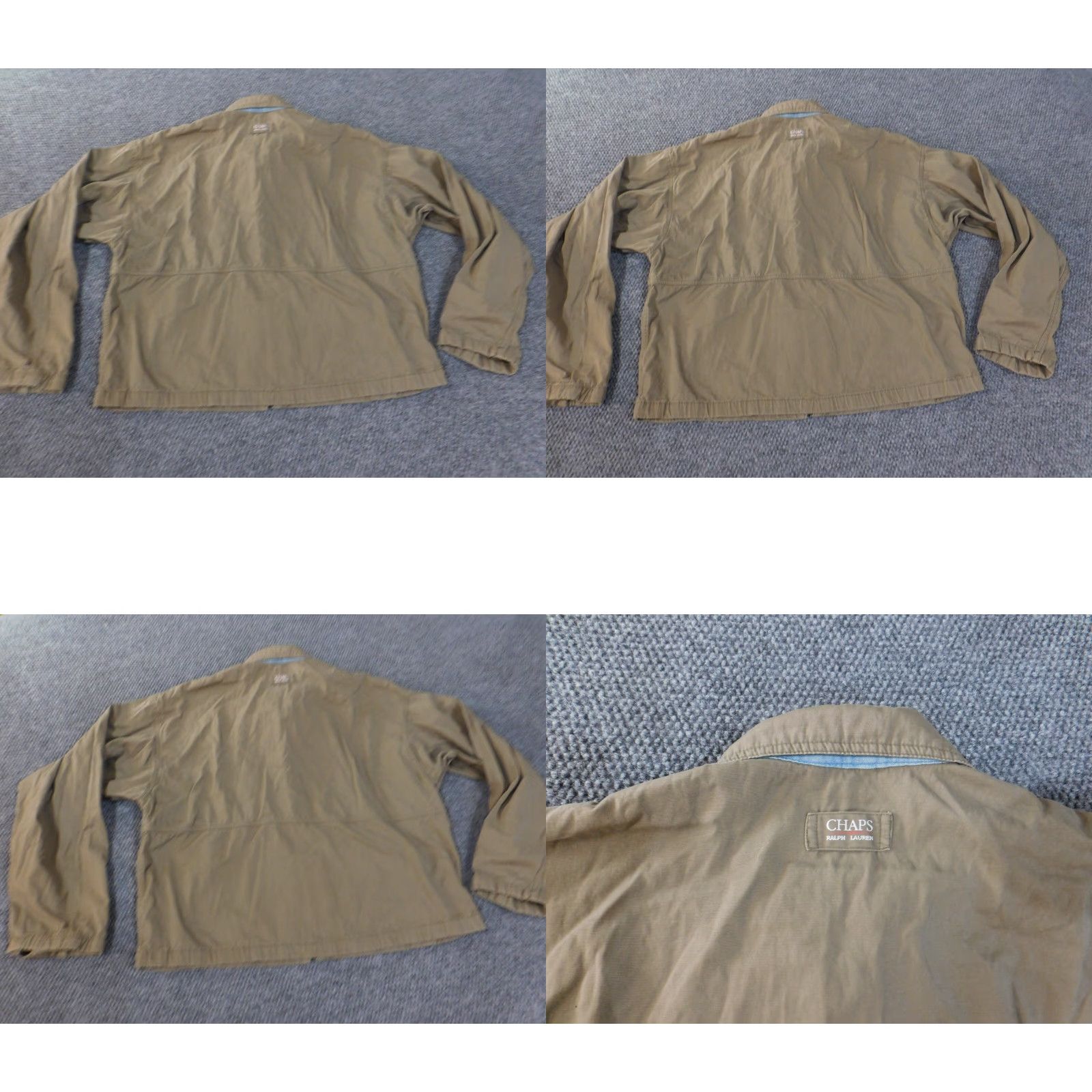 Ralph Lauren VINTAGE Ralph Lauren Jacket XL Mens Chaps Brown Zip Retro 90s Bomber Casual Full Zip Size US XL / EU 56 / 4 - 9 Thumbnail