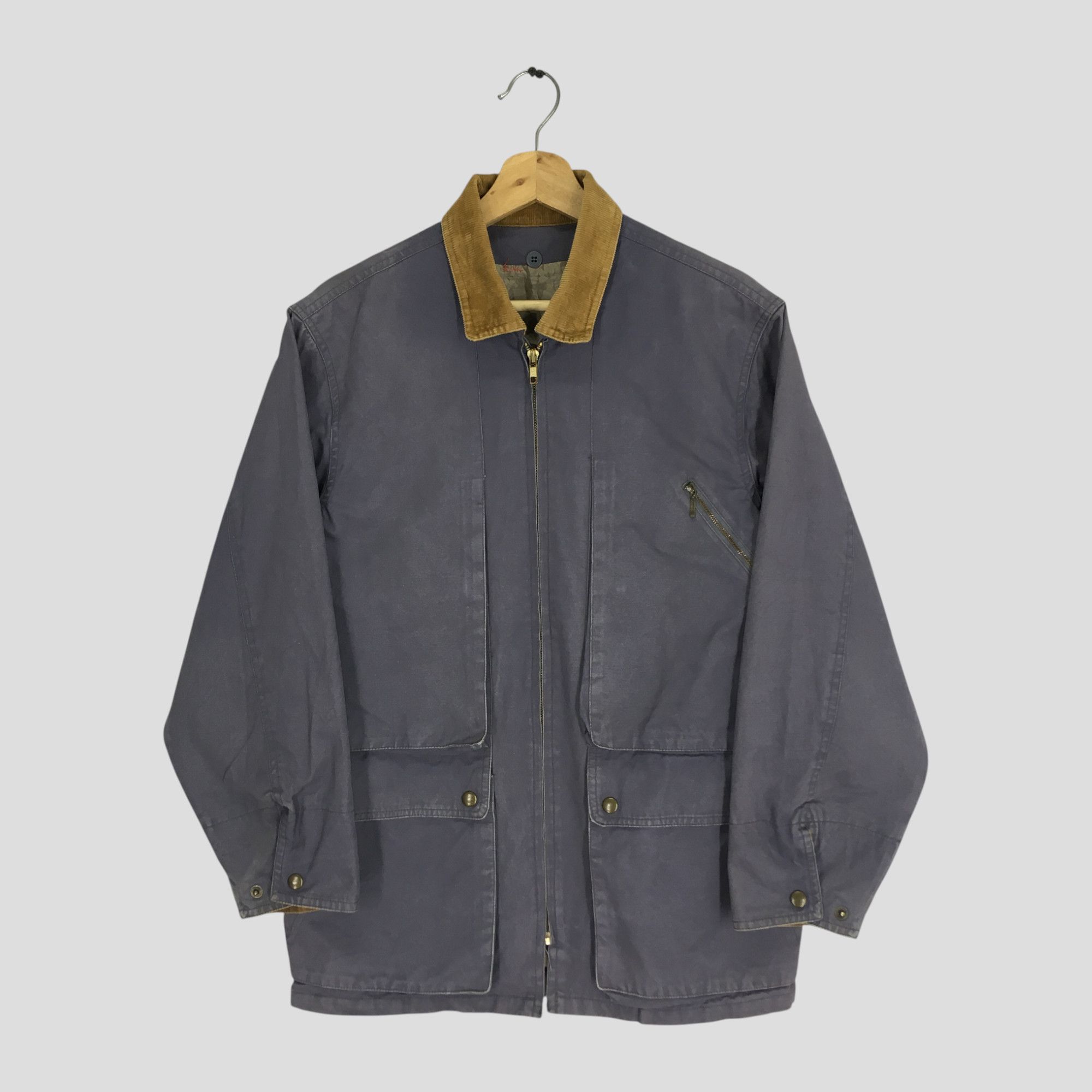 Vintage Vintage 90s Denim Faded Workers Jacket Size US M / EU 48-50 / 2 - 1 Thumbnail