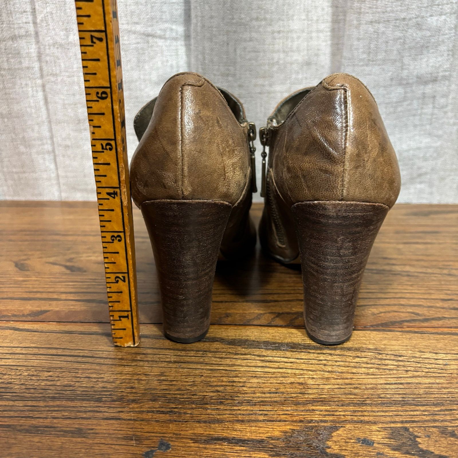 Seychelles Seychelles Cognac Brown Leather Ankle Booties Size 9 Size US 9 / IT 39 - 9 Thumbnail