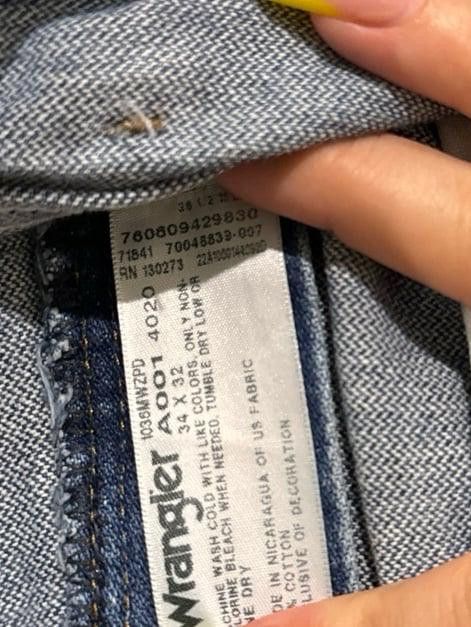 Wrangler Wrangler Jeans Slim Fit Size US 34 / EU 50 - 4 Thumbnail