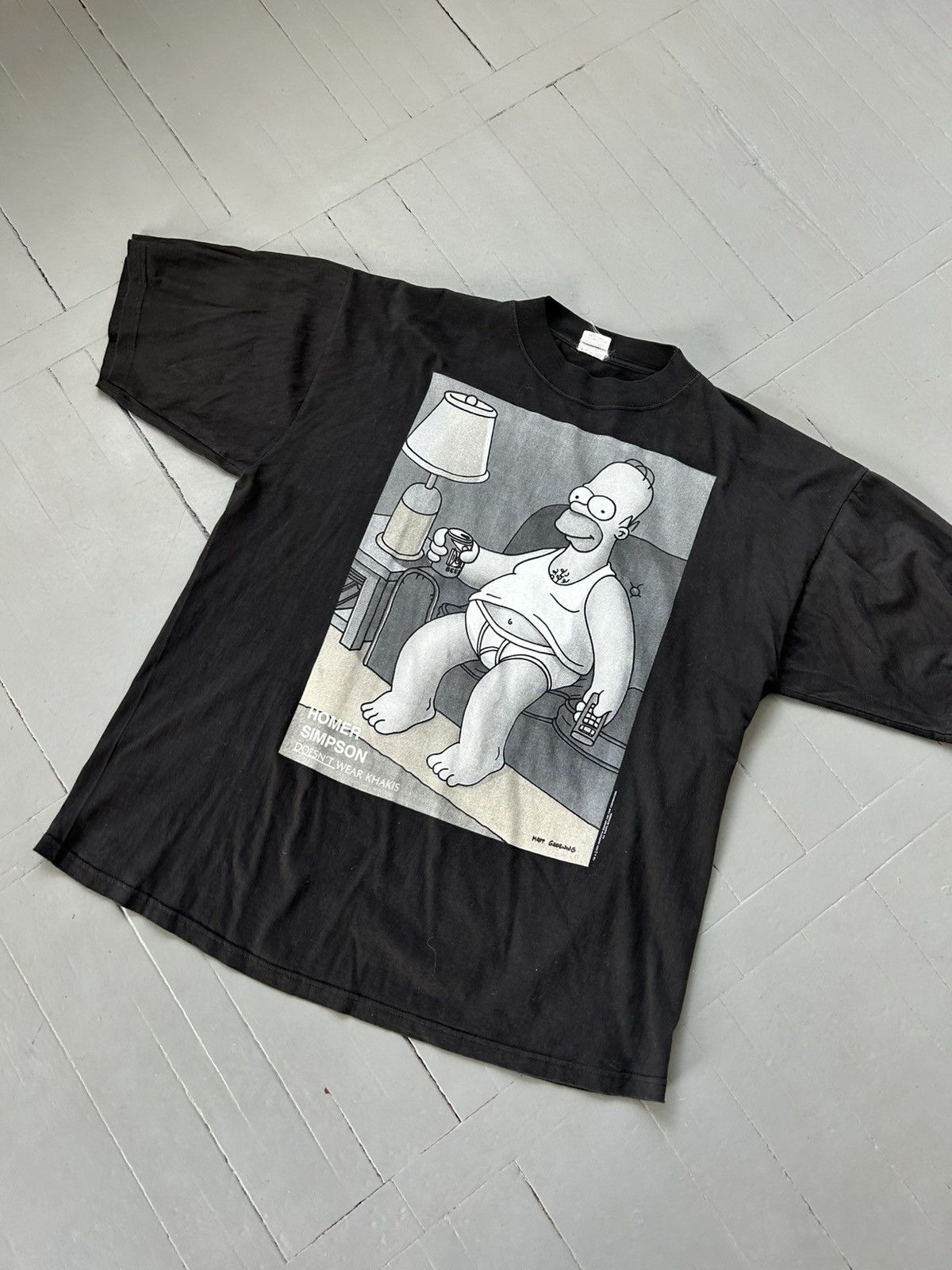 The Simpsons The Simpsons movie vintage T-shirt 90s Homer Simpson Size US XL / EU 56 / 4 - 2 Thumbnail