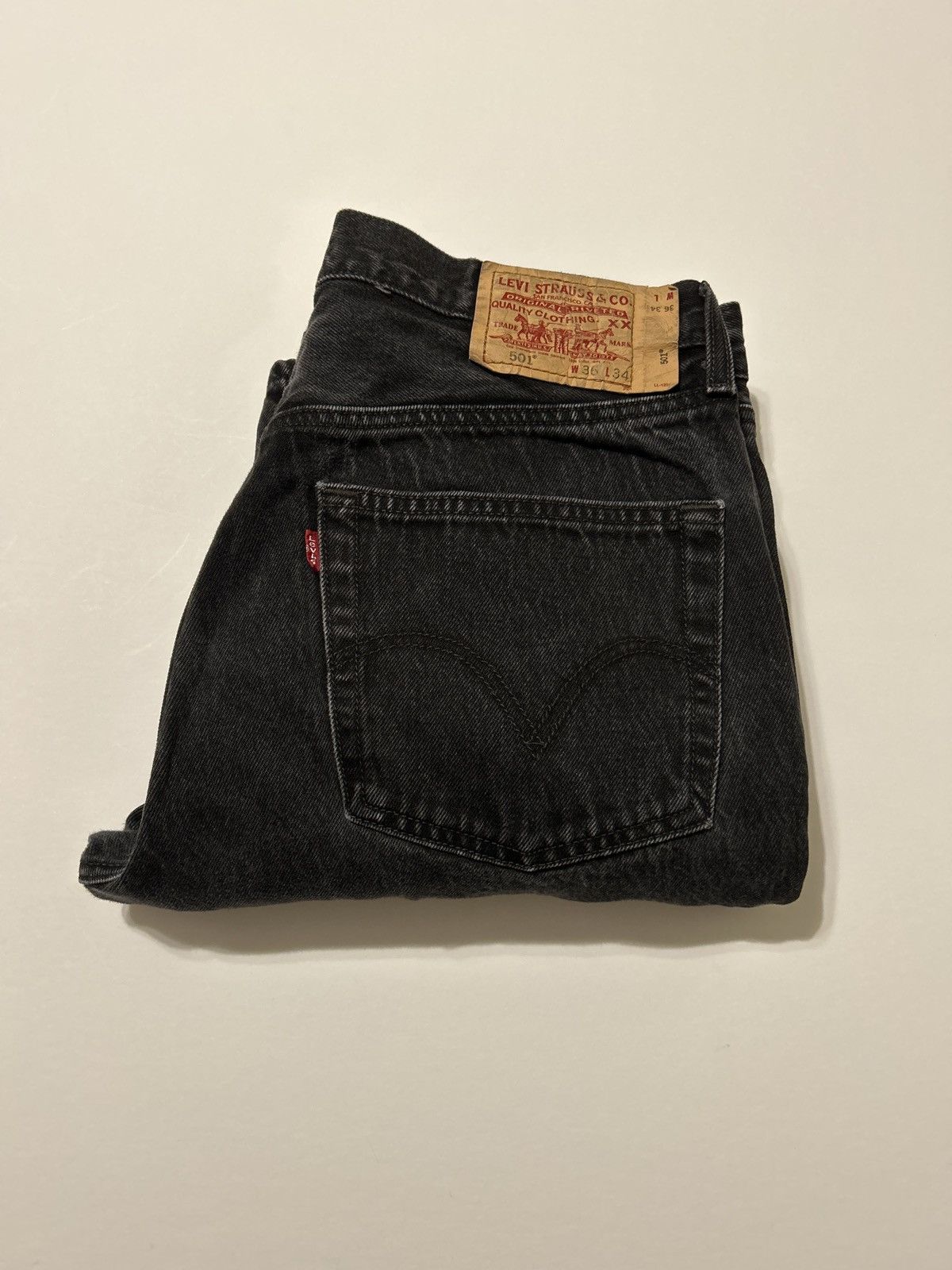 Vintage Y2K Levis 501 Faded Denim Jeans