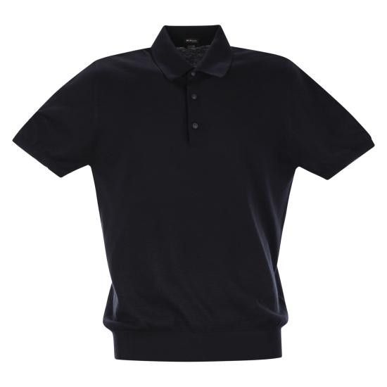 Kiton KITON Men Polo Shirts UMKXX33K400D BLUE Size US XL / EU 56 / 4 - 1 Thumbnail